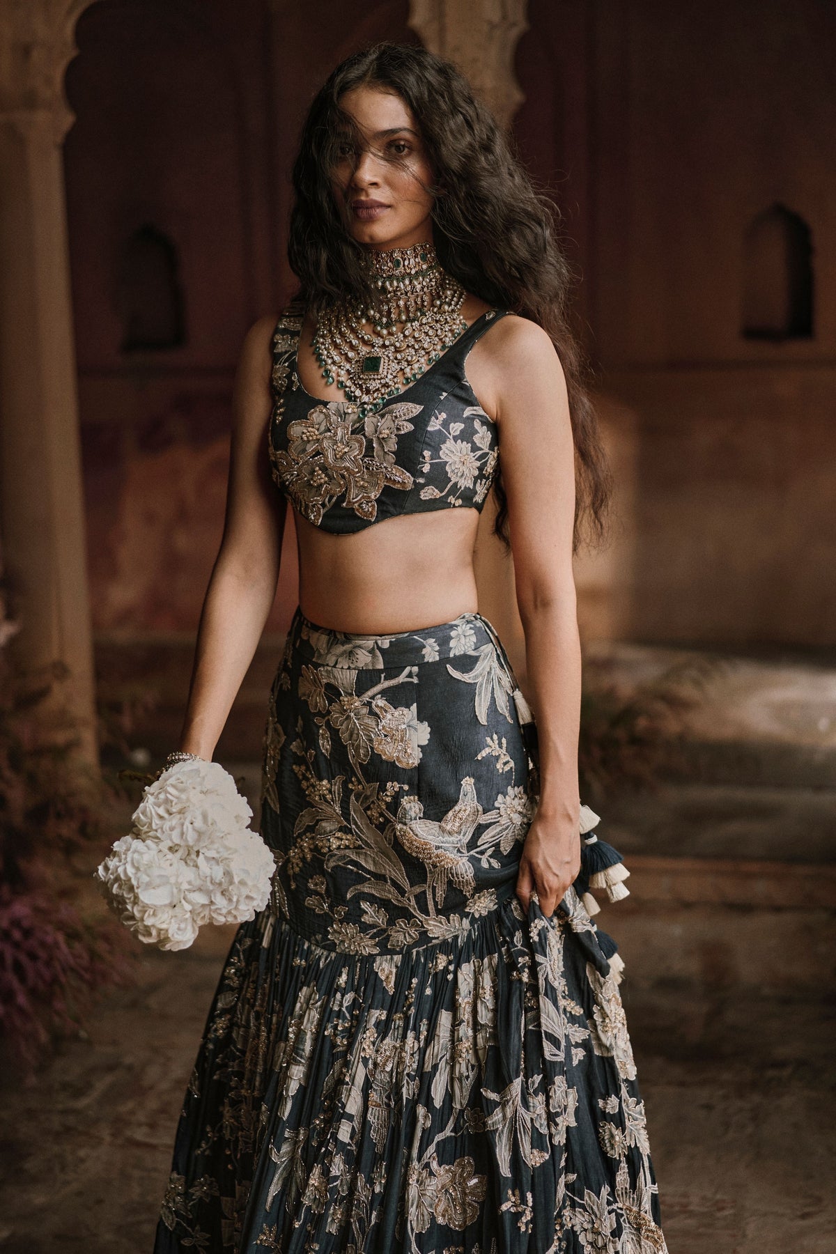 Romantic Fish Cut Lehenga Set