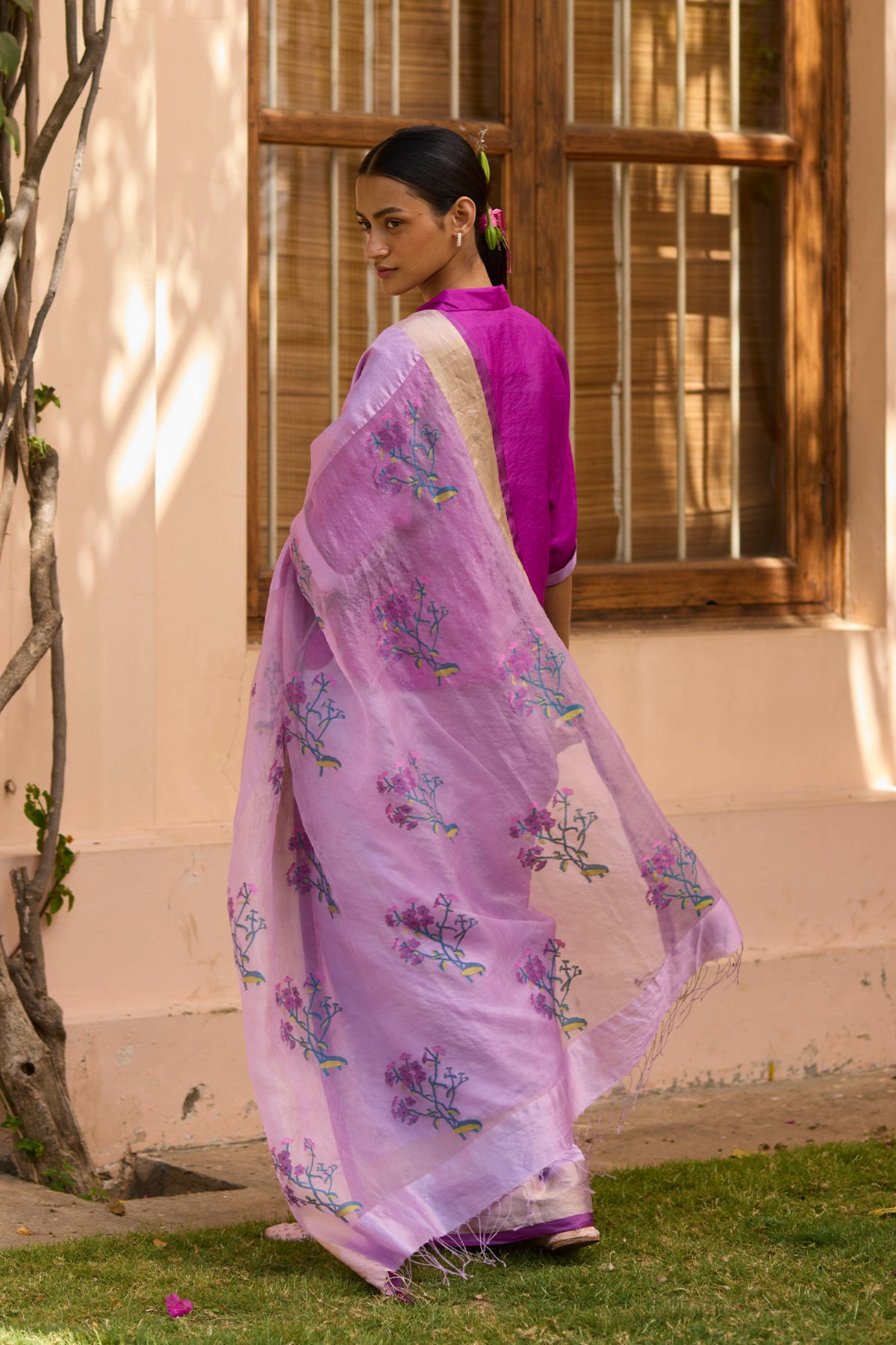 Reflections Jamdani Saree