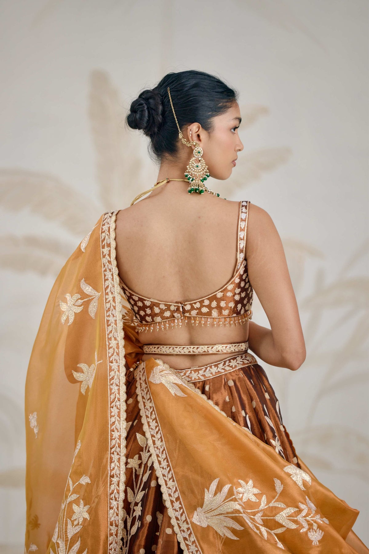 Coffee Brown Lehenga Set