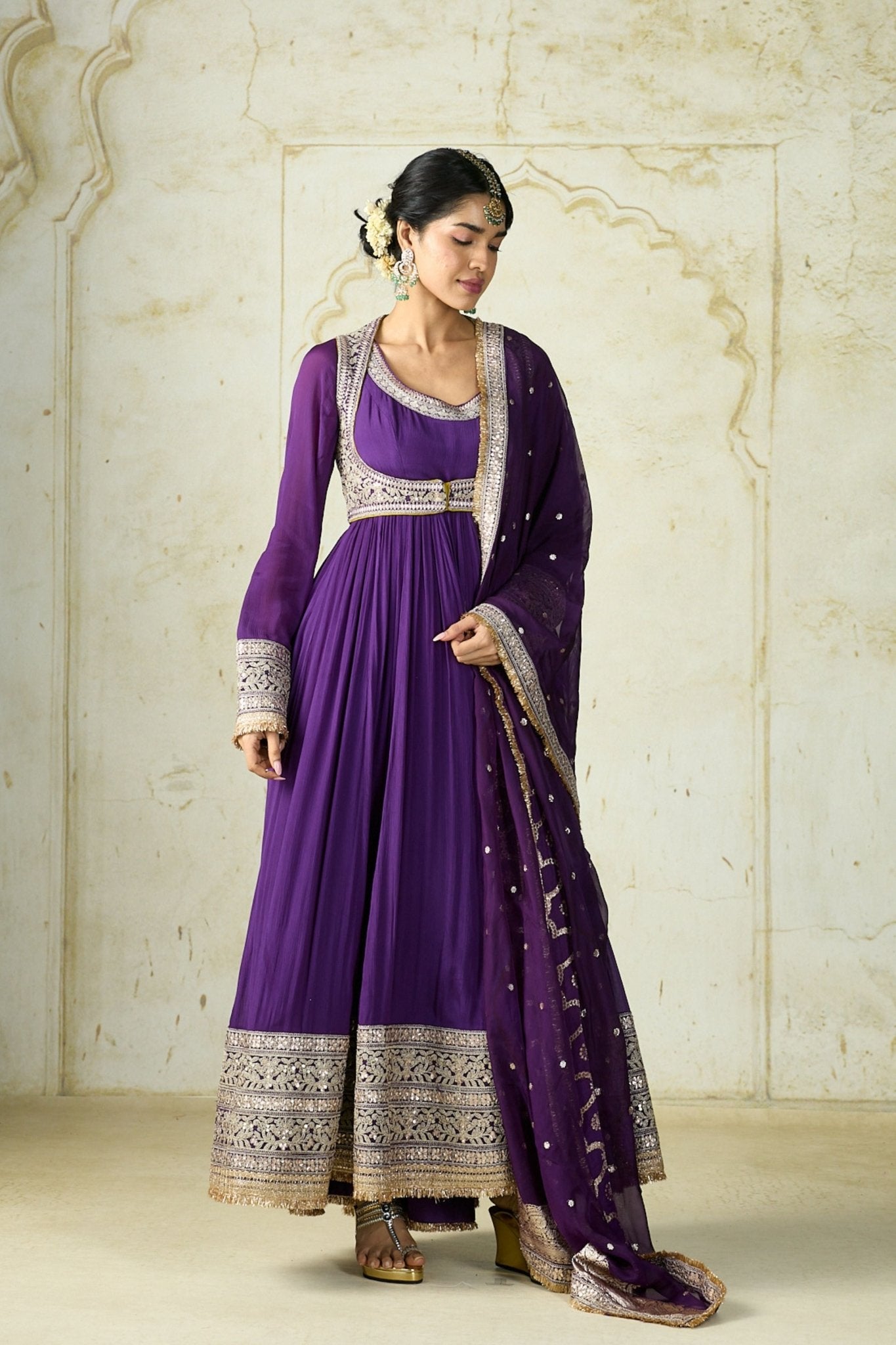 Afsa Anarkali Set - Gopi Vaid - Elahe