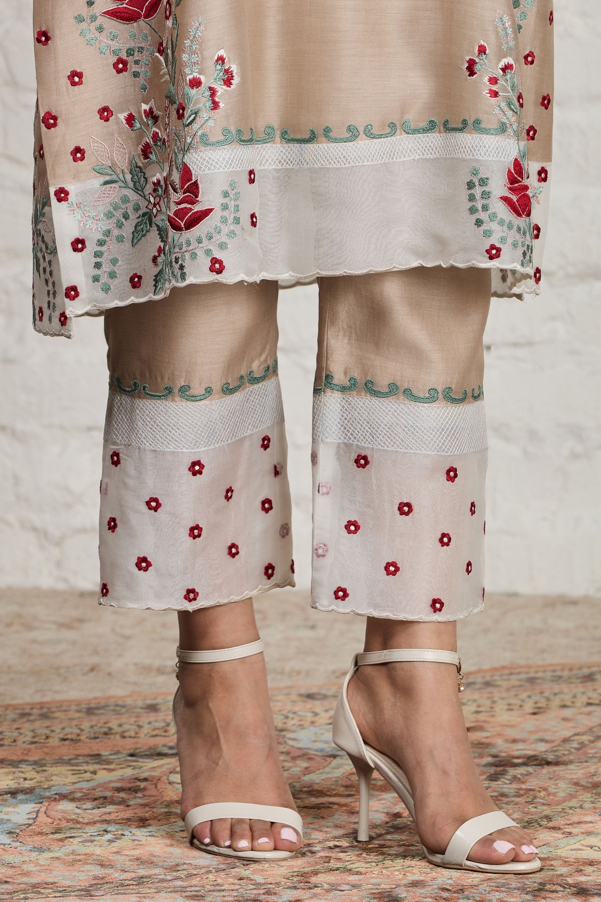 Eira Beige Kurta Set