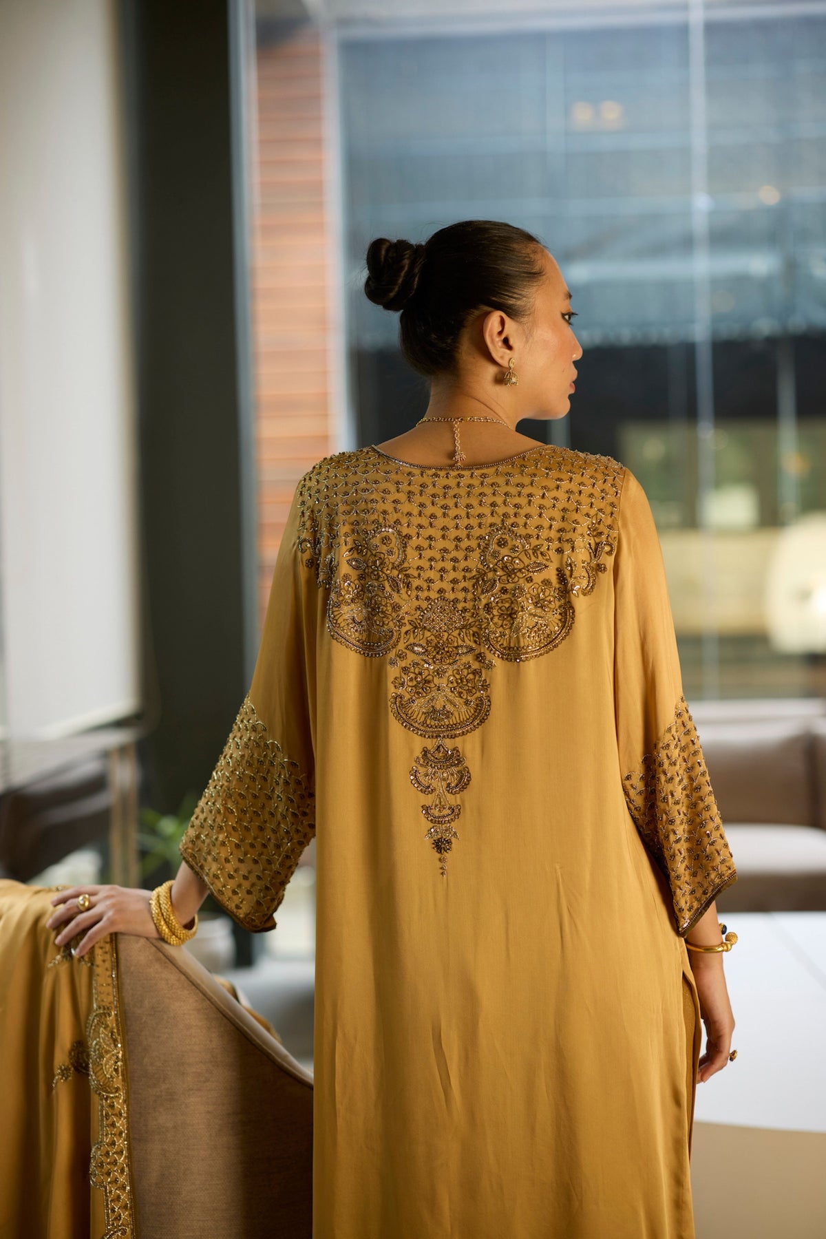 Mustard Prana Kurta Set