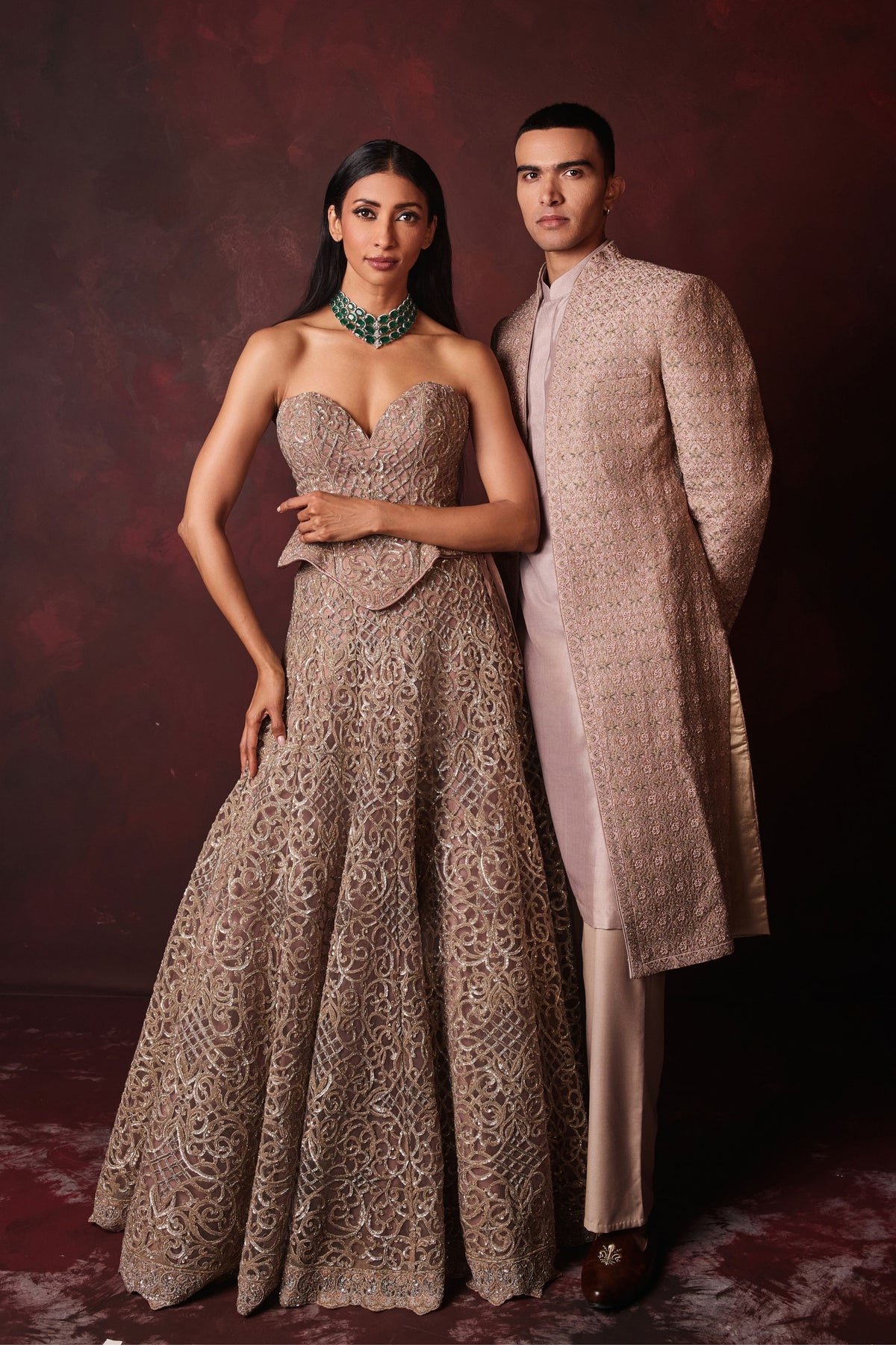 Halo Lehenga & Corset