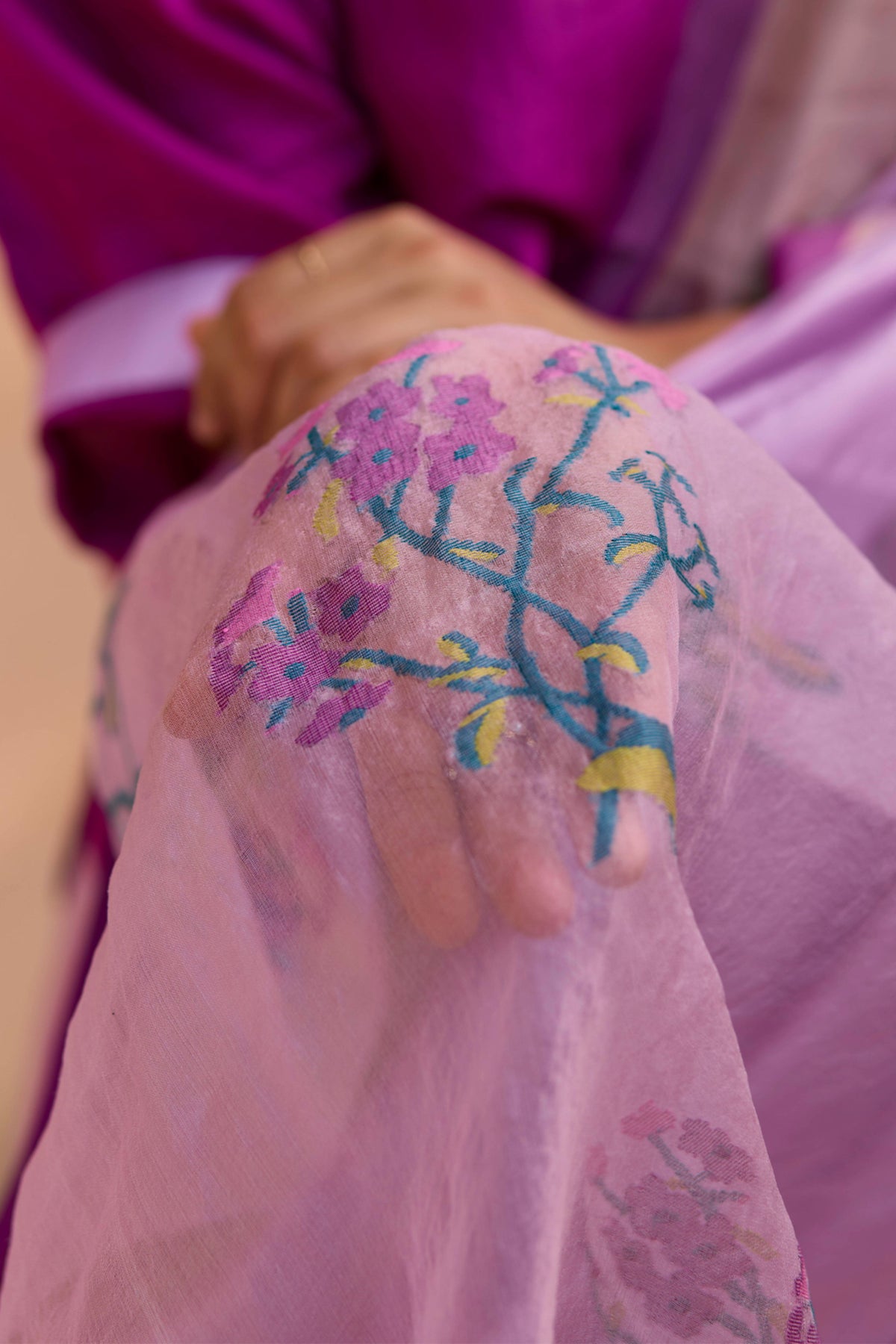 Reflections Jamdani Saree