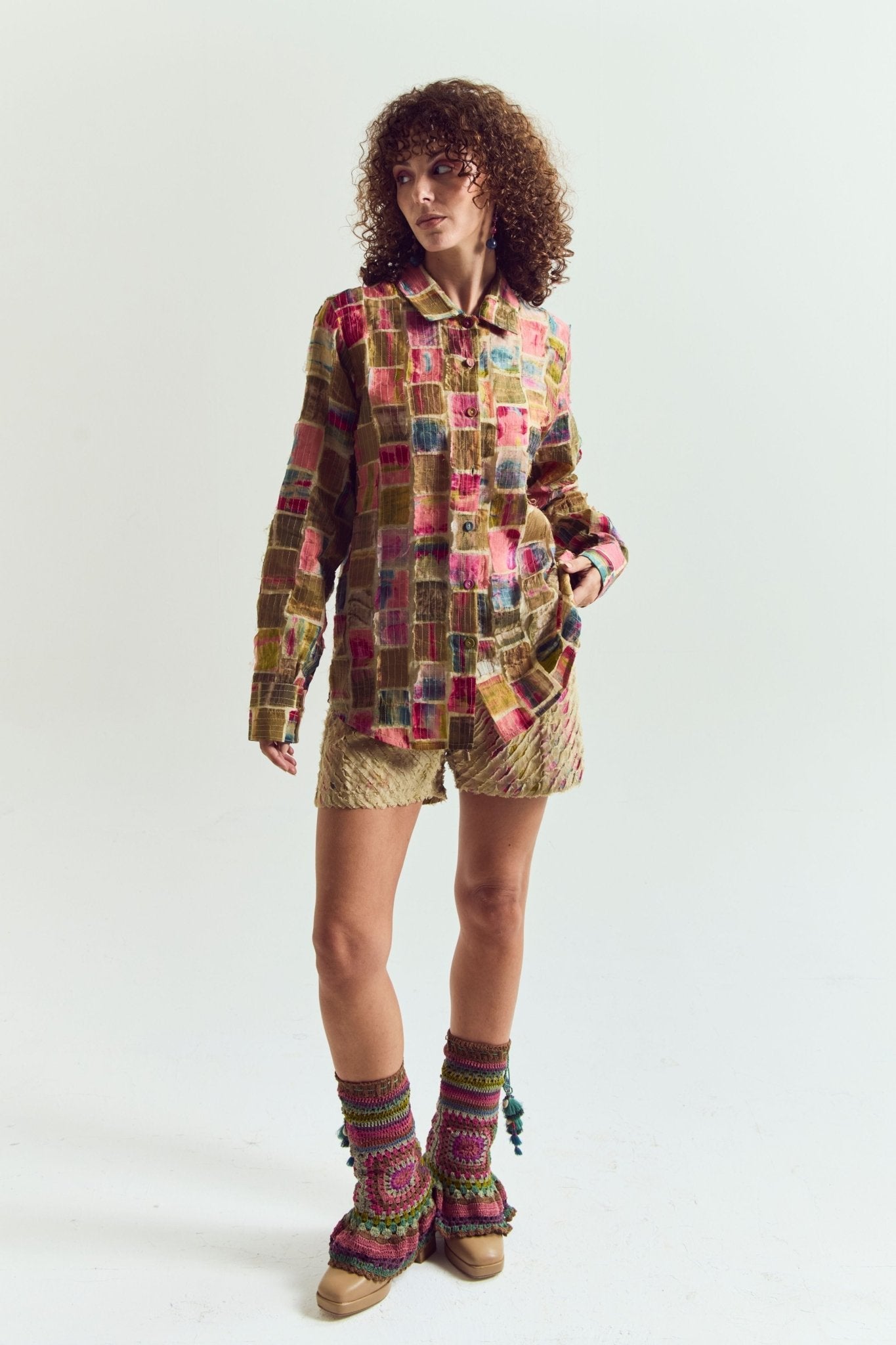 Ecru Cosmos Shirt - Capisvirleo - Elahe