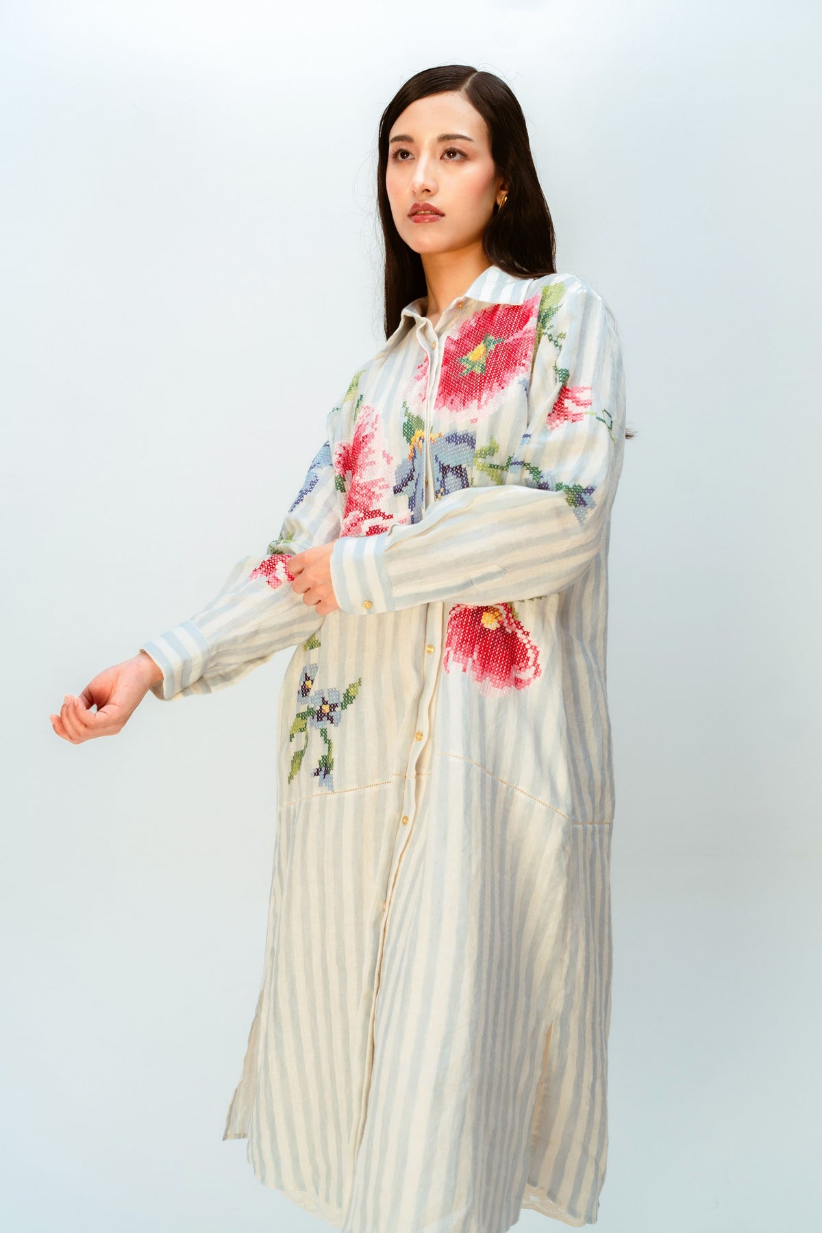 Clouded Ribbon Dress