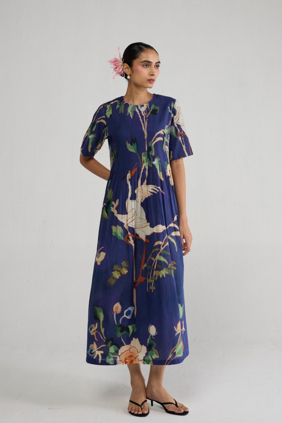 Fuji Pintucks Dress