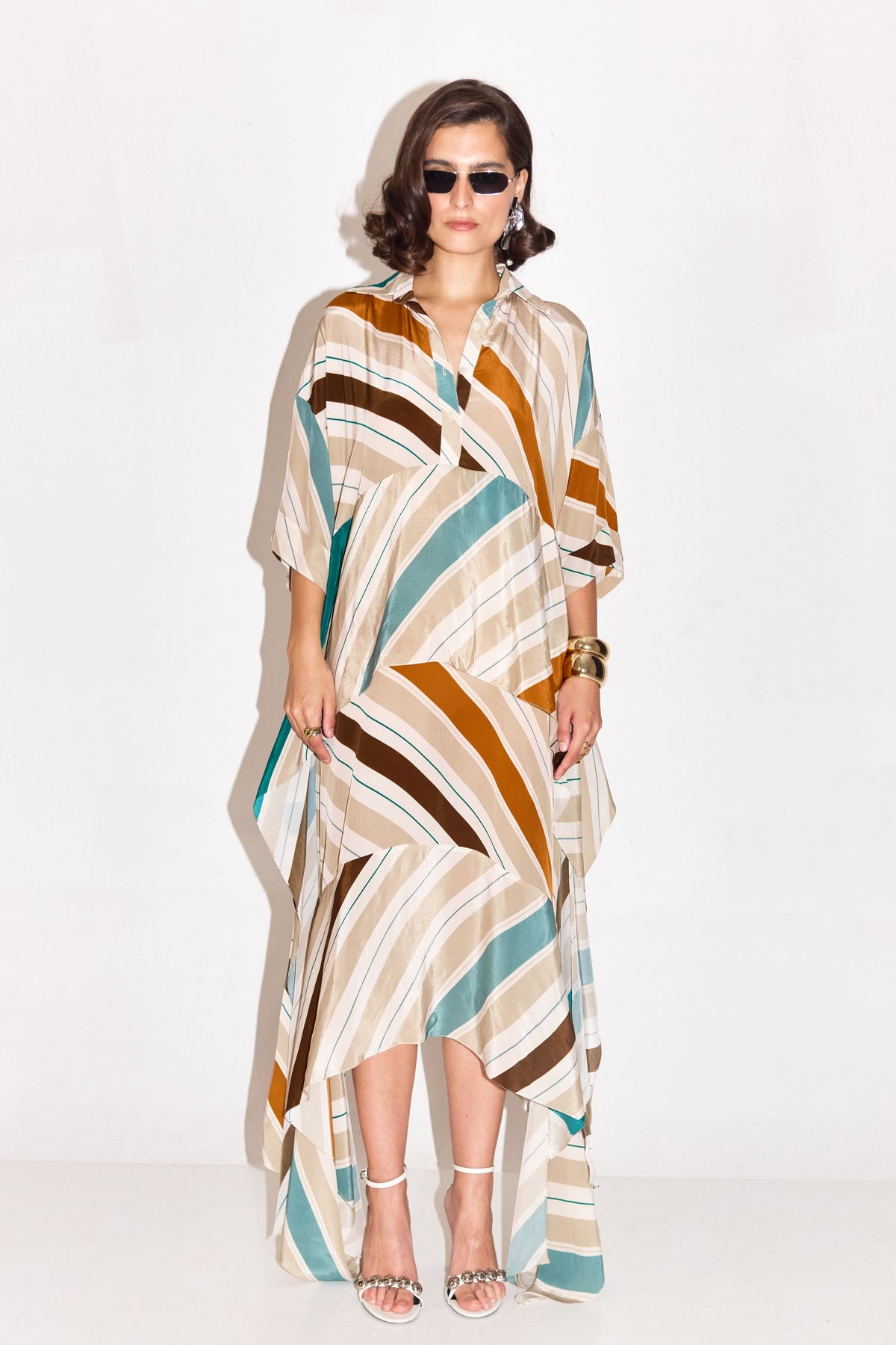 Eloise Printed Panelled Dress