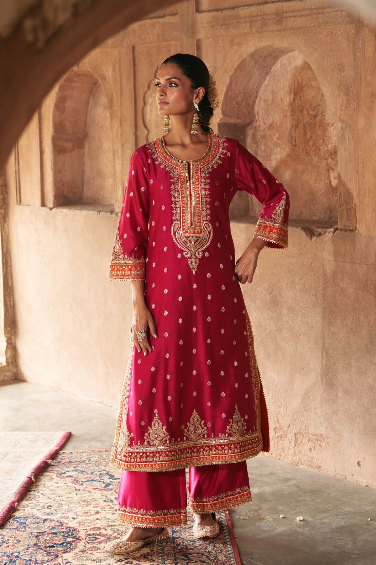 Sumaira Pink Kurta Set