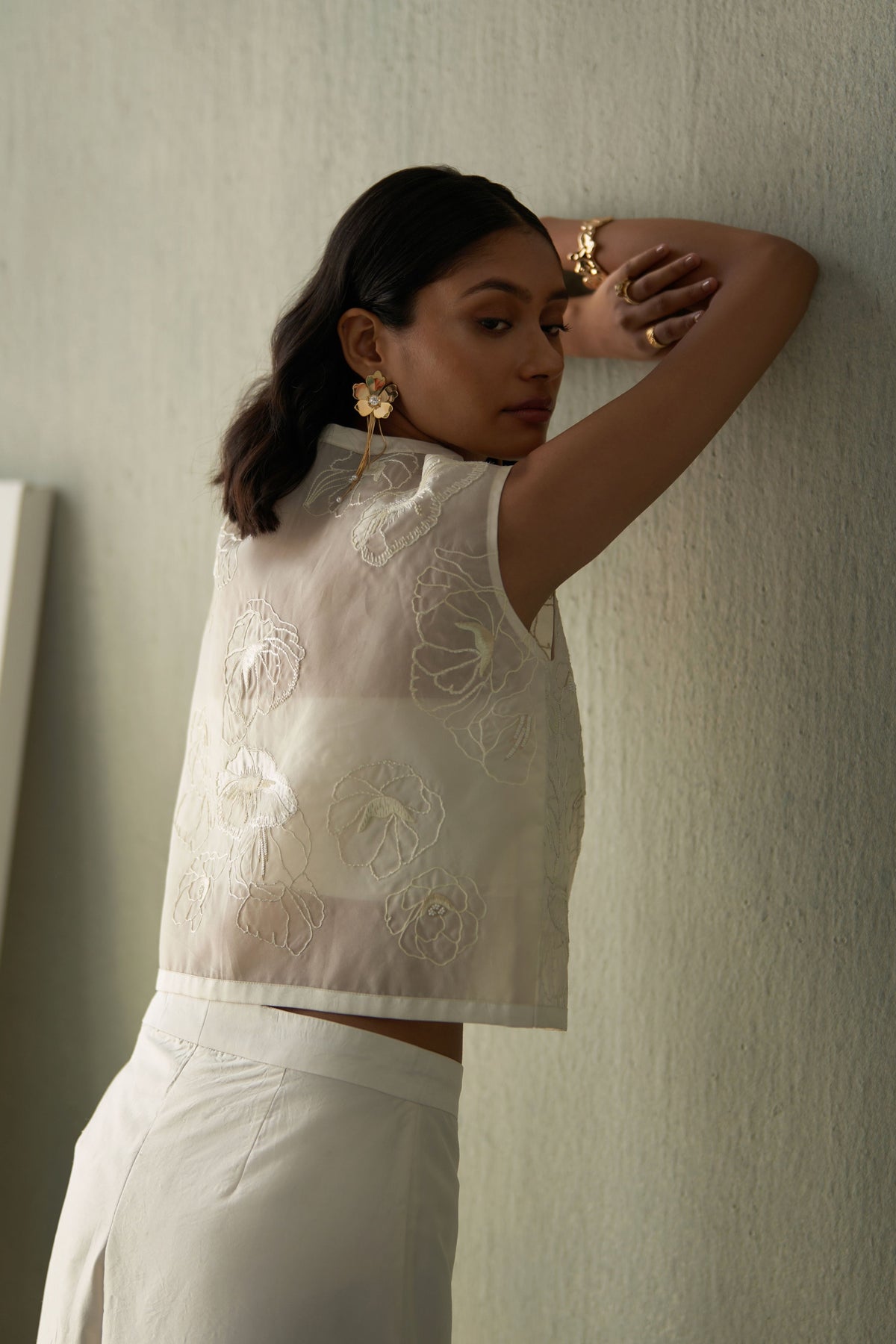 Foliage Cropped Co-ord Set