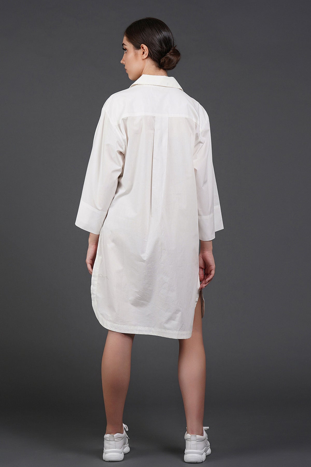 Offwhite Abstract Digtal Print Tunic