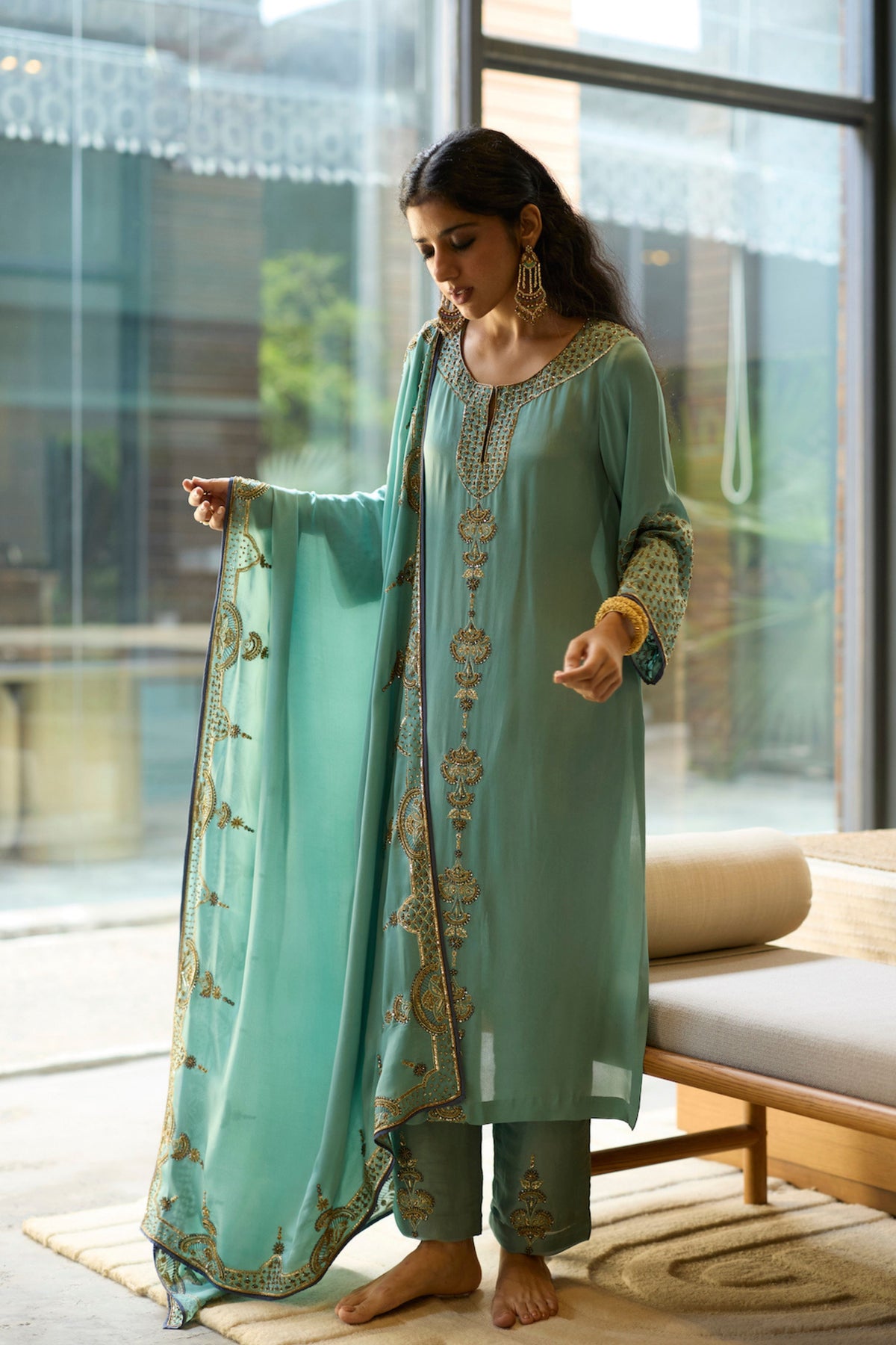 Blue Prana Kurta Set