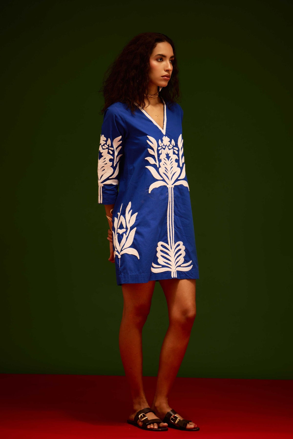 Blue Shift Dress