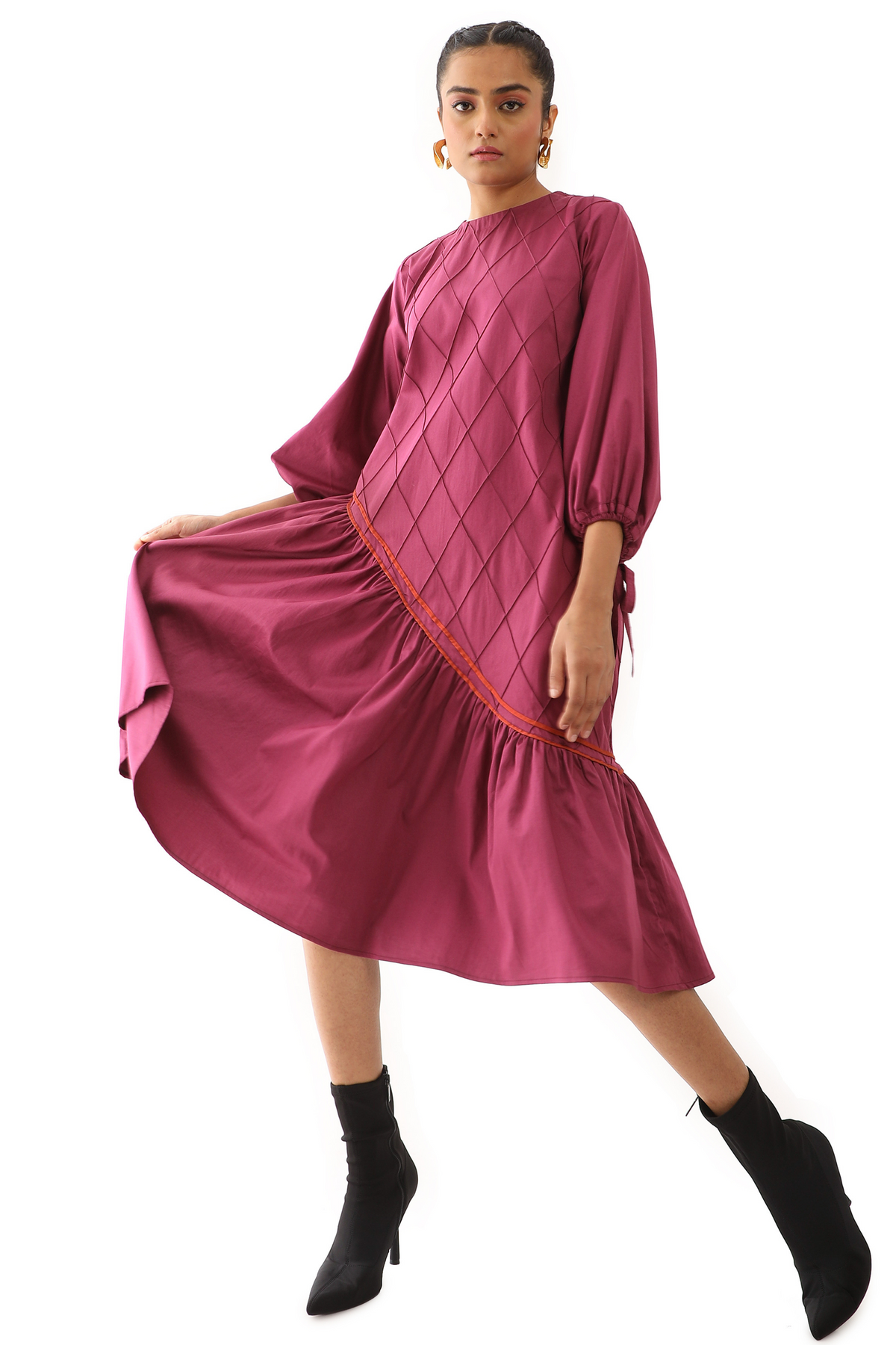 Dima - Plum Dress