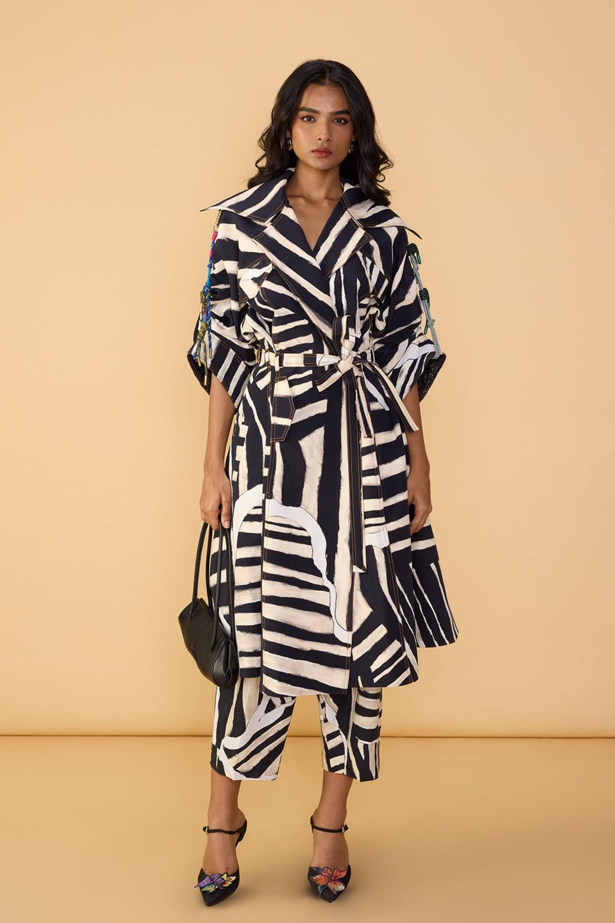 Abstract Stripe Loly Trouser