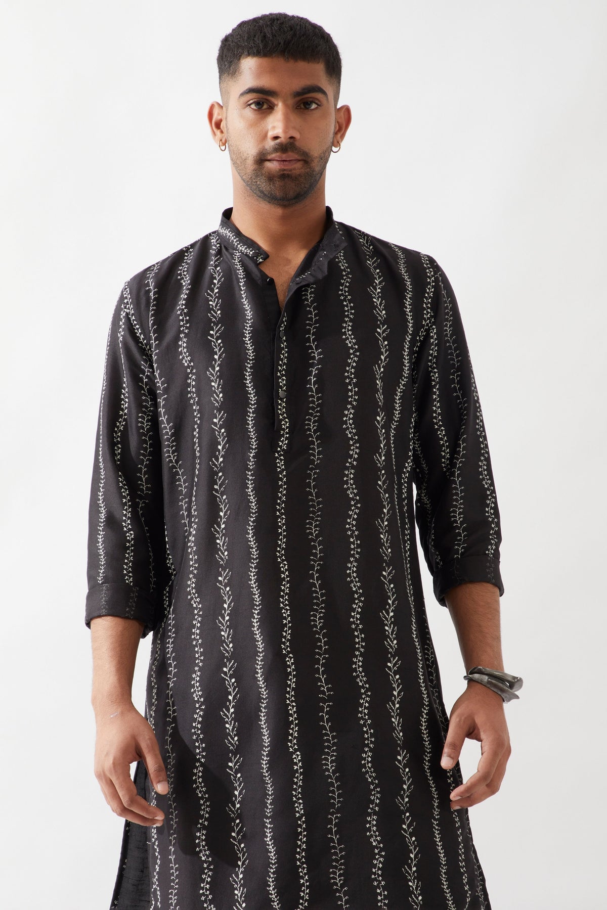 Irvin Vine Black Kurta Set
