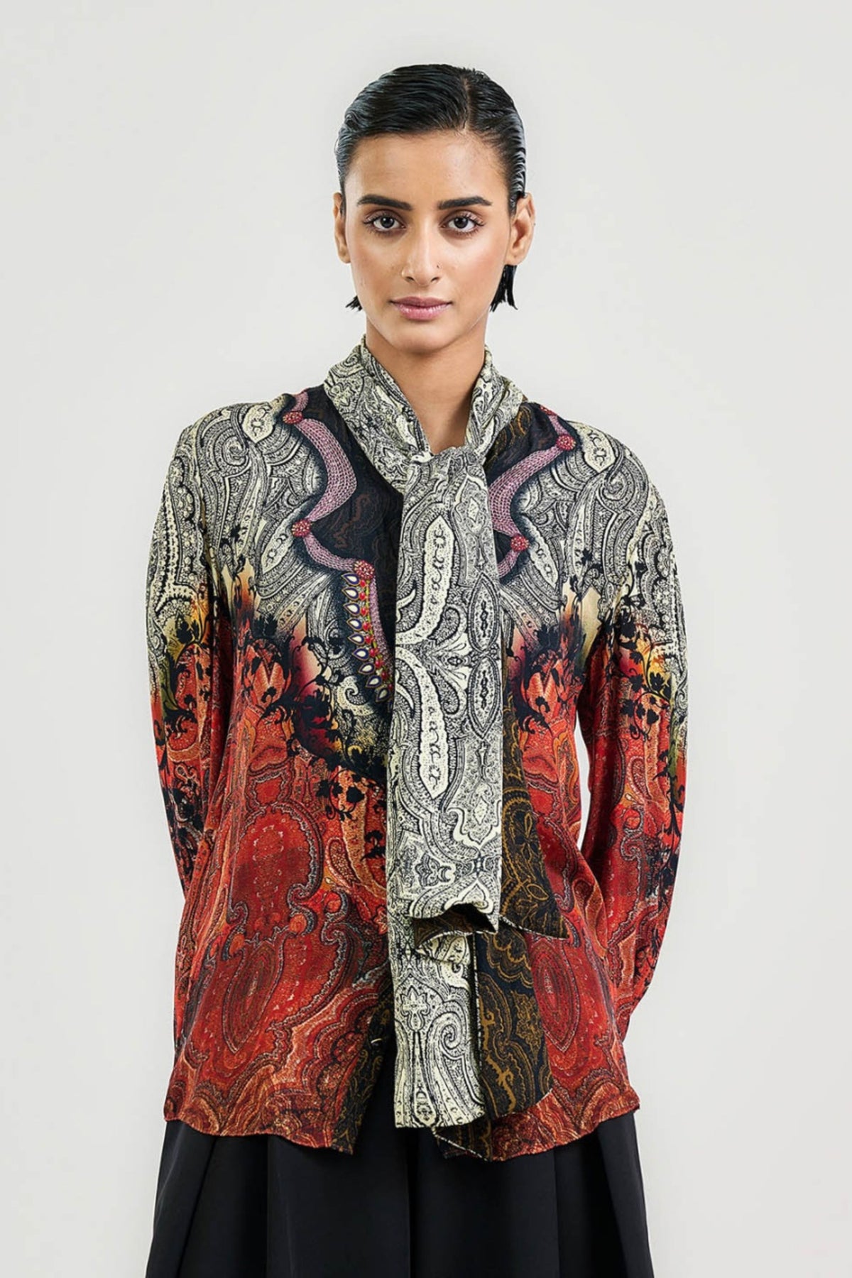 The Oriental Tie Up Shirt
