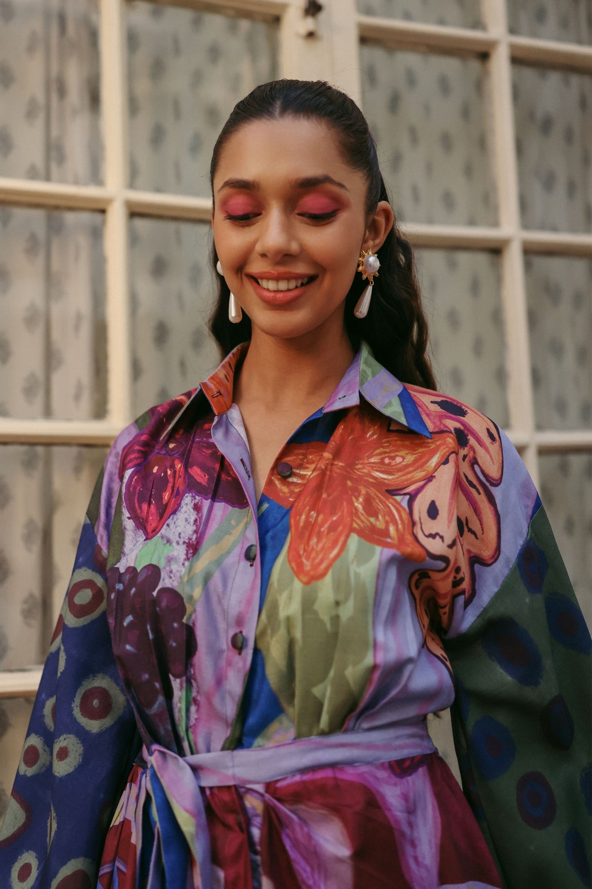 Satrangi Saga Dress