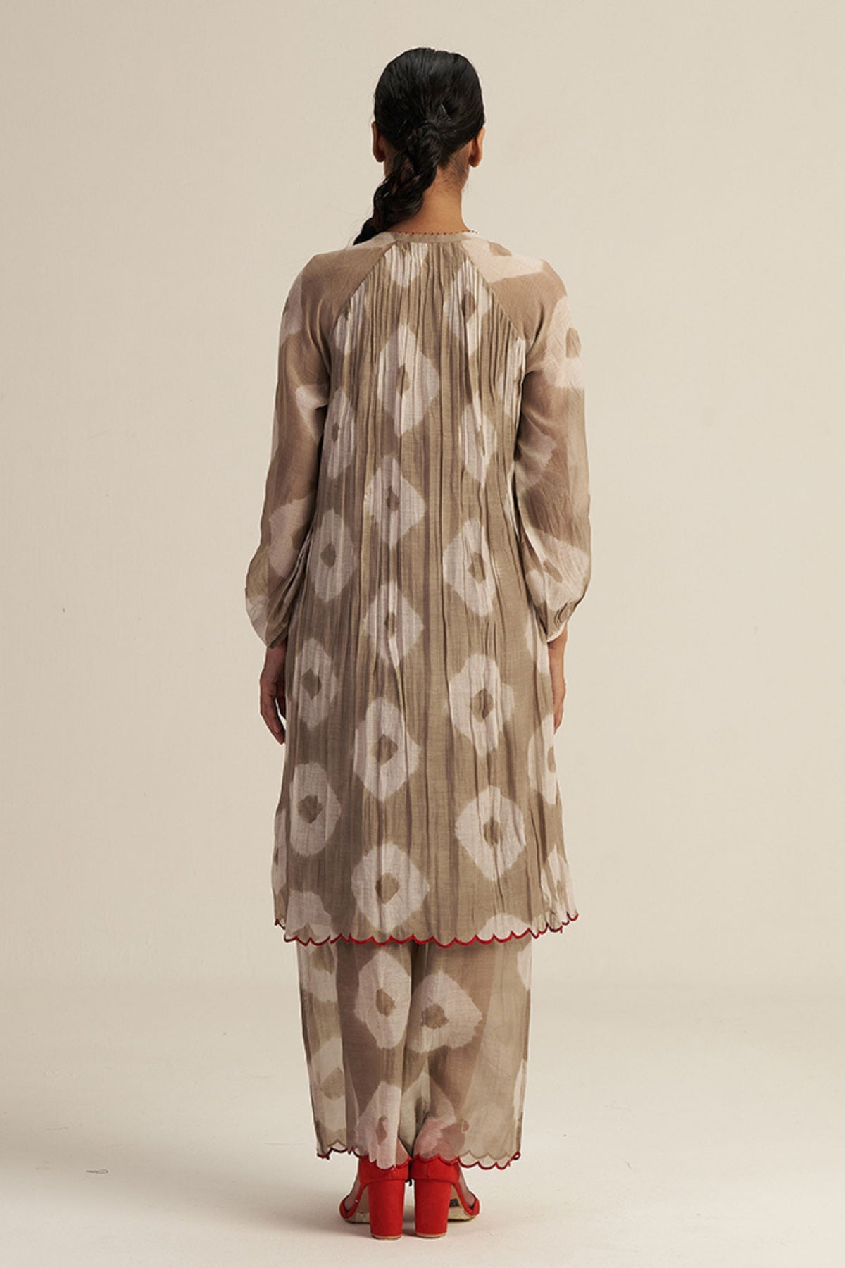 Grey Folio Tunic Set