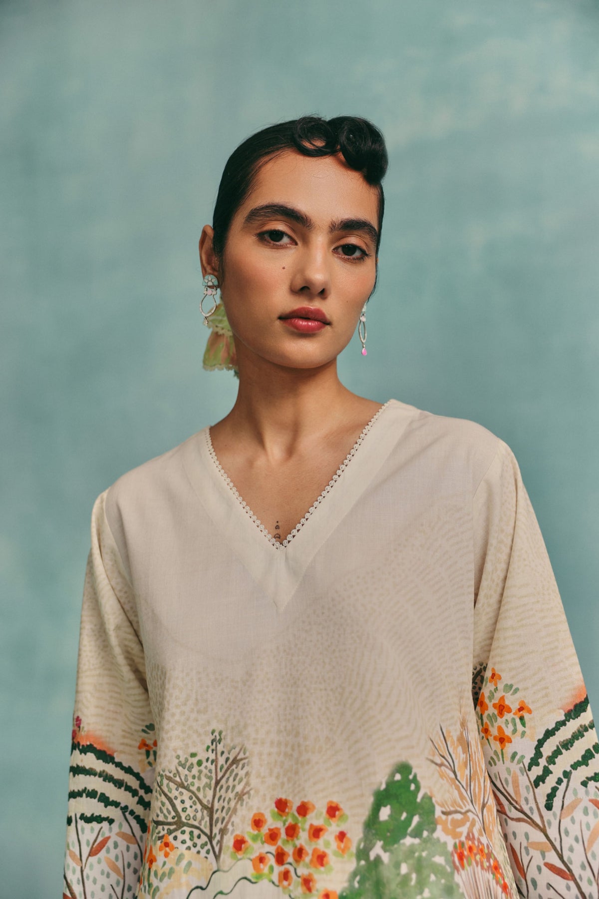 Meadow Ecru Kurta Set