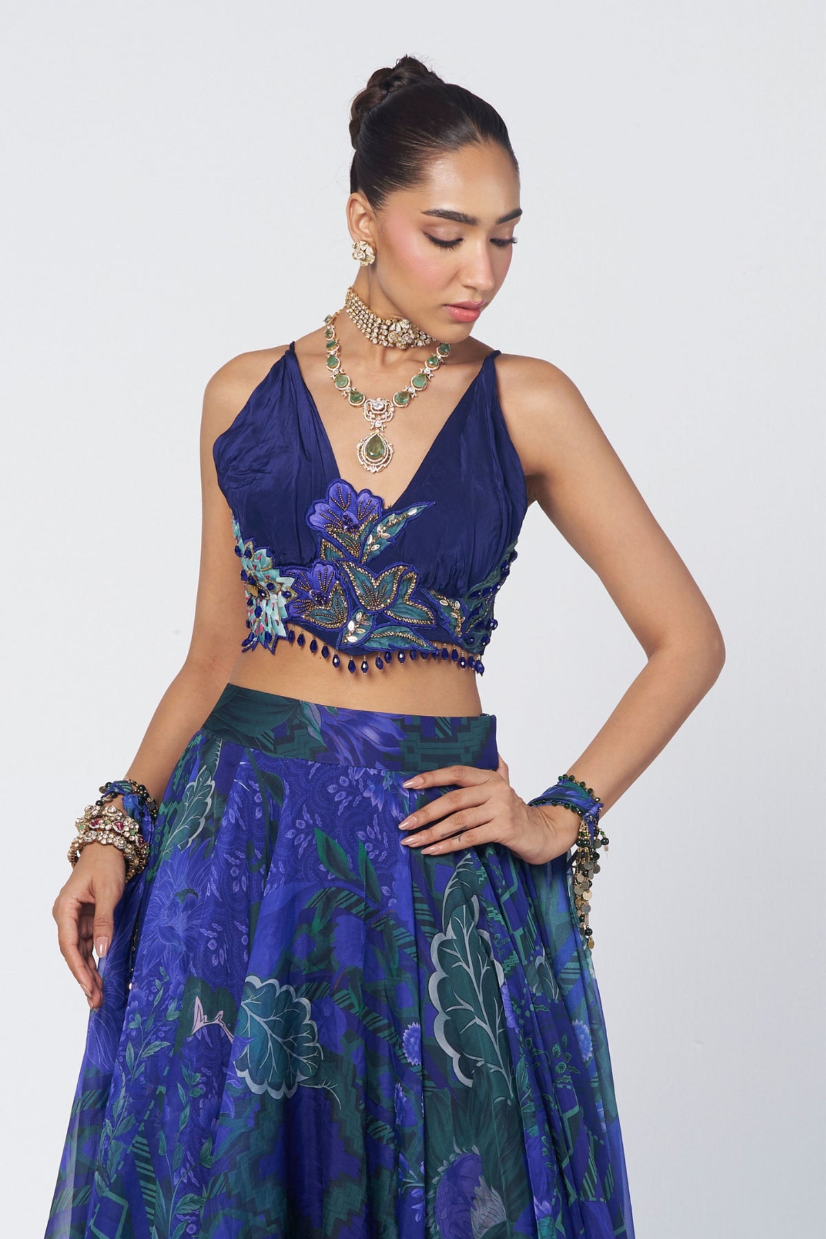 Rimjhim Woo Lehenga Set