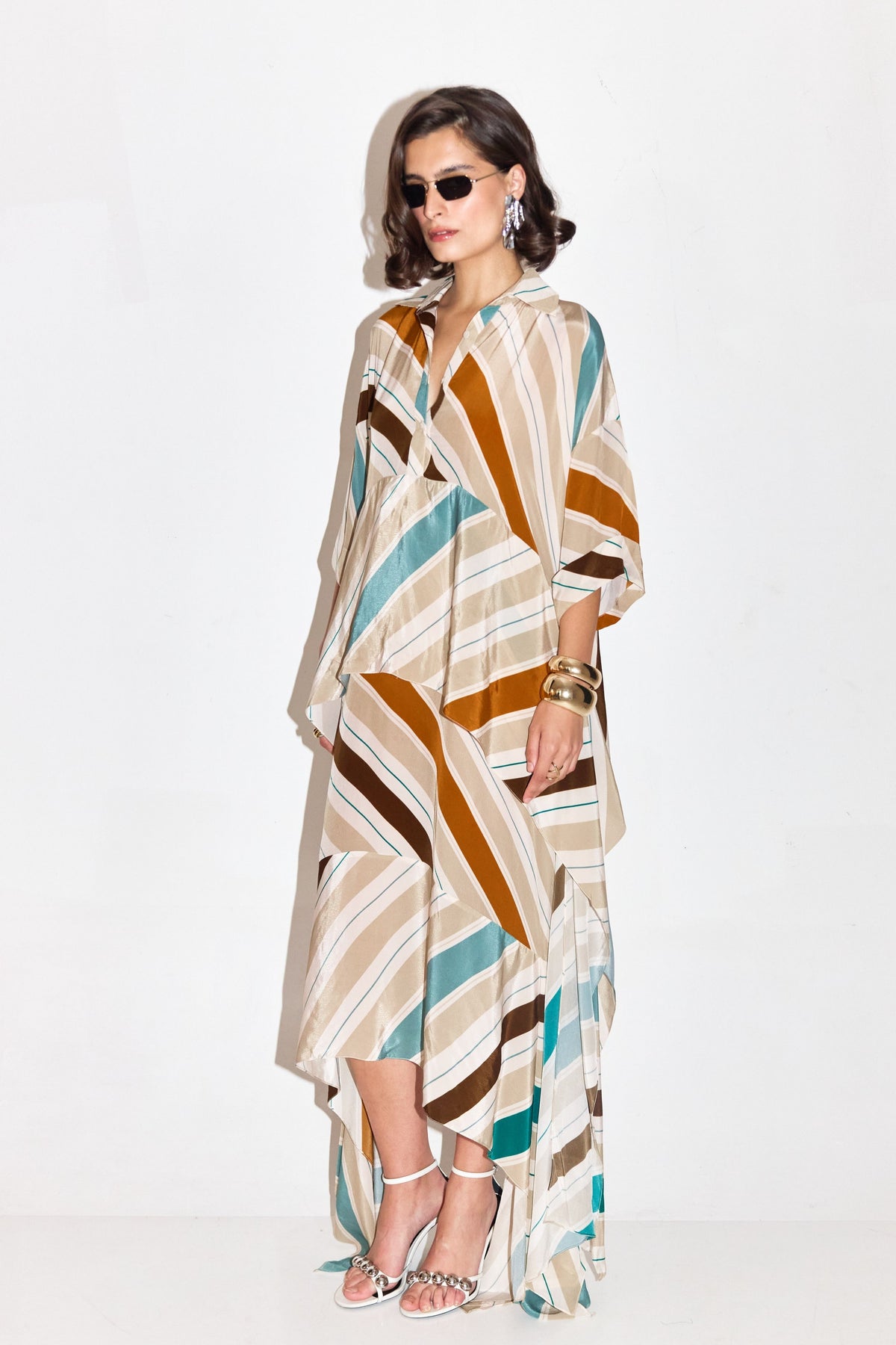 Eloise Printed Panelled Dress