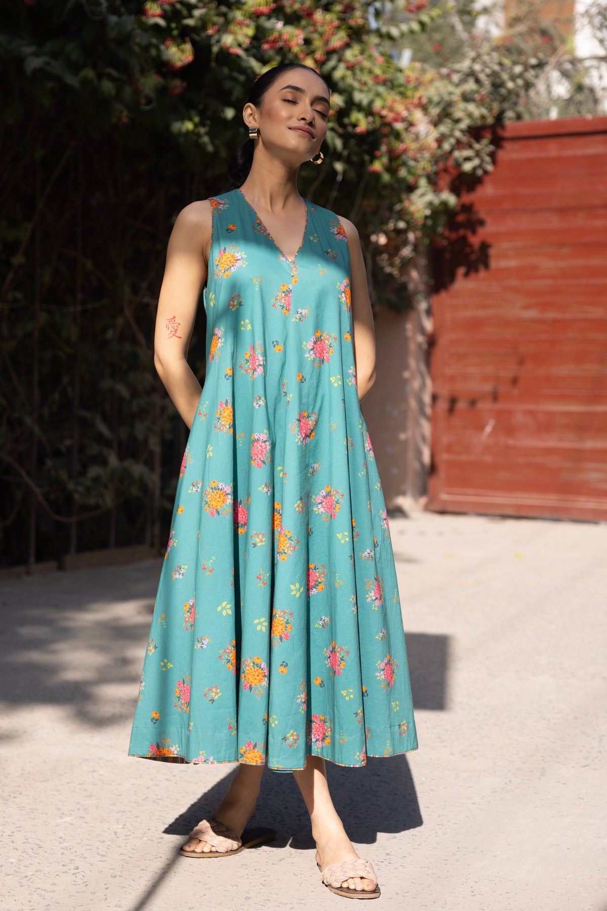 Orchid Green Dress