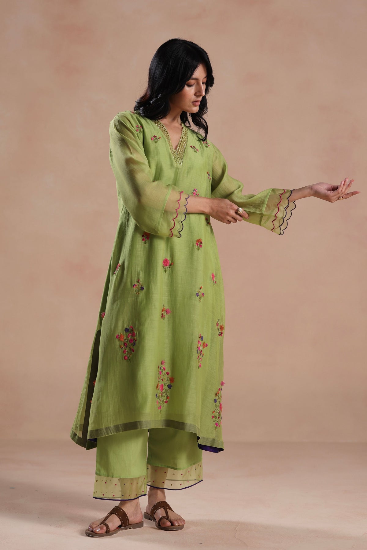Zeya Green Kurta Set