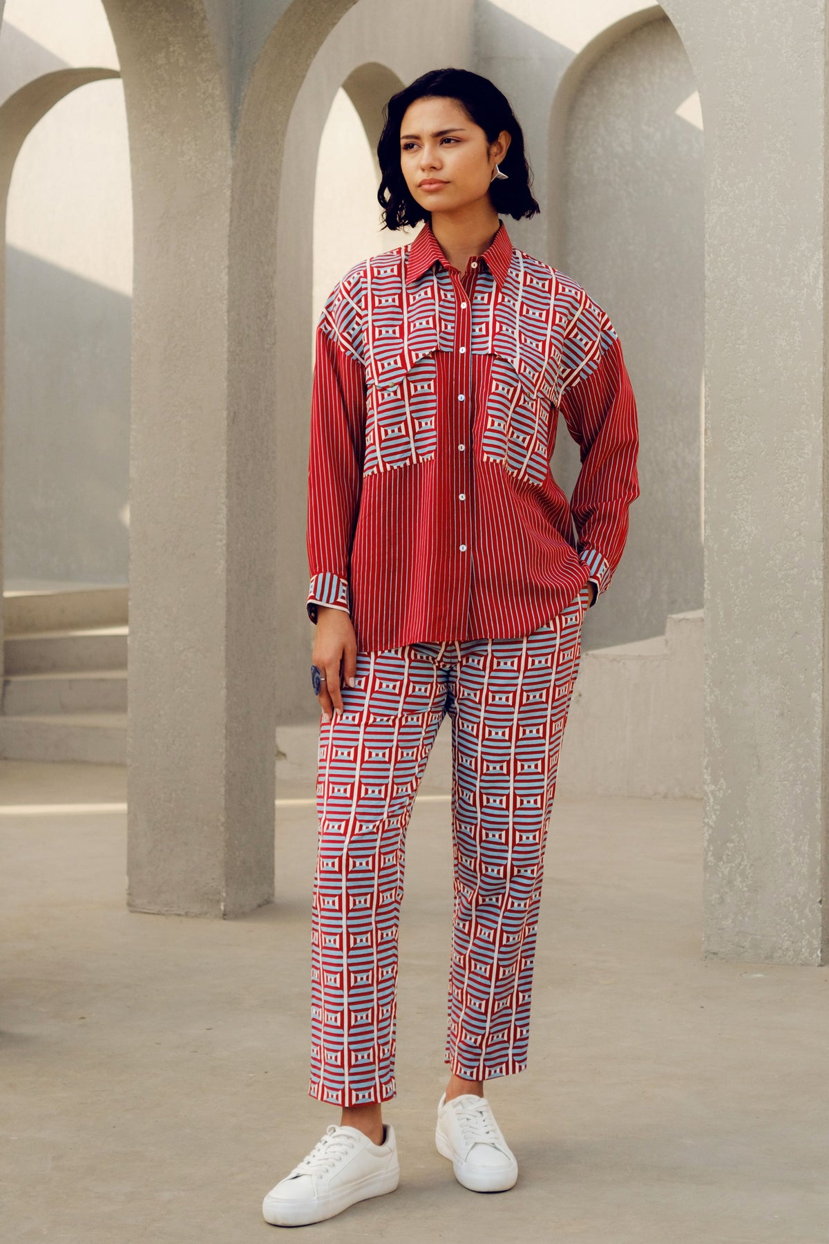 Red Illusion Shirt