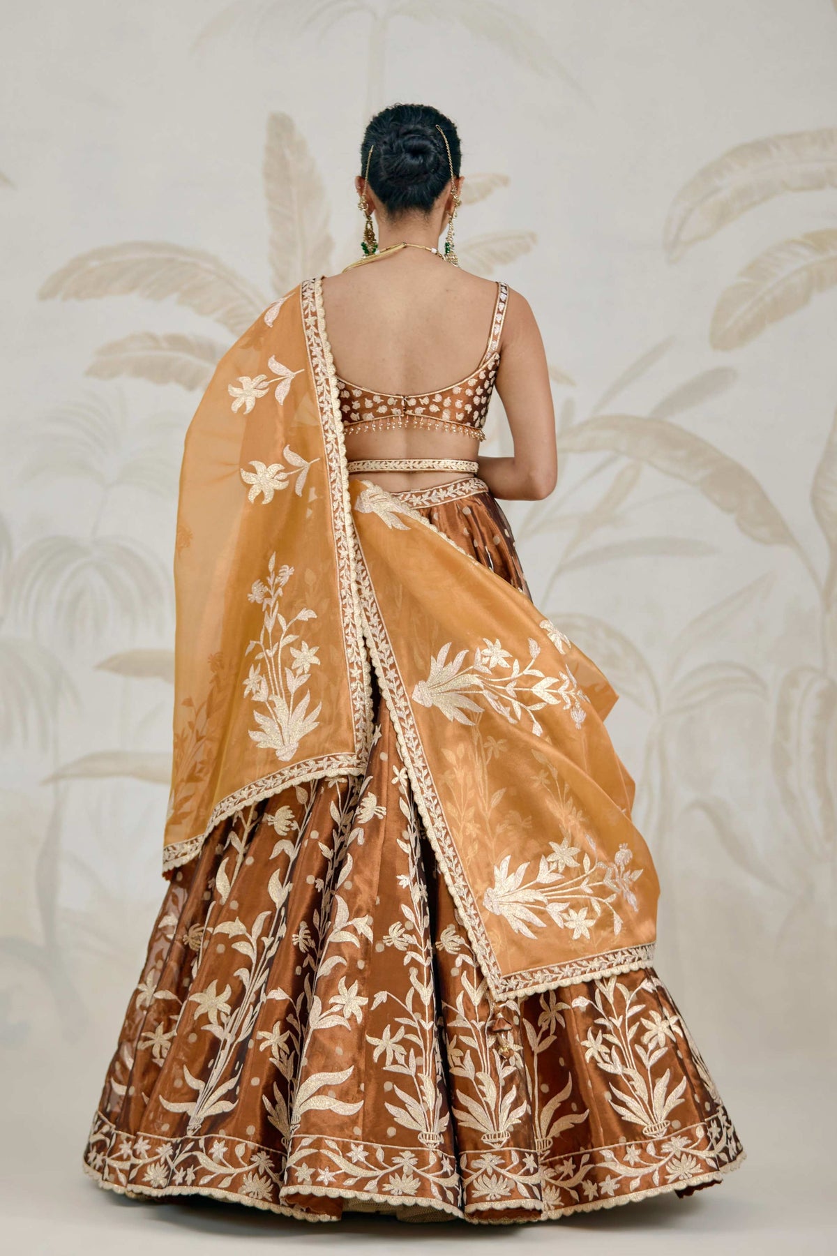 Coffee Brown Lehenga Set