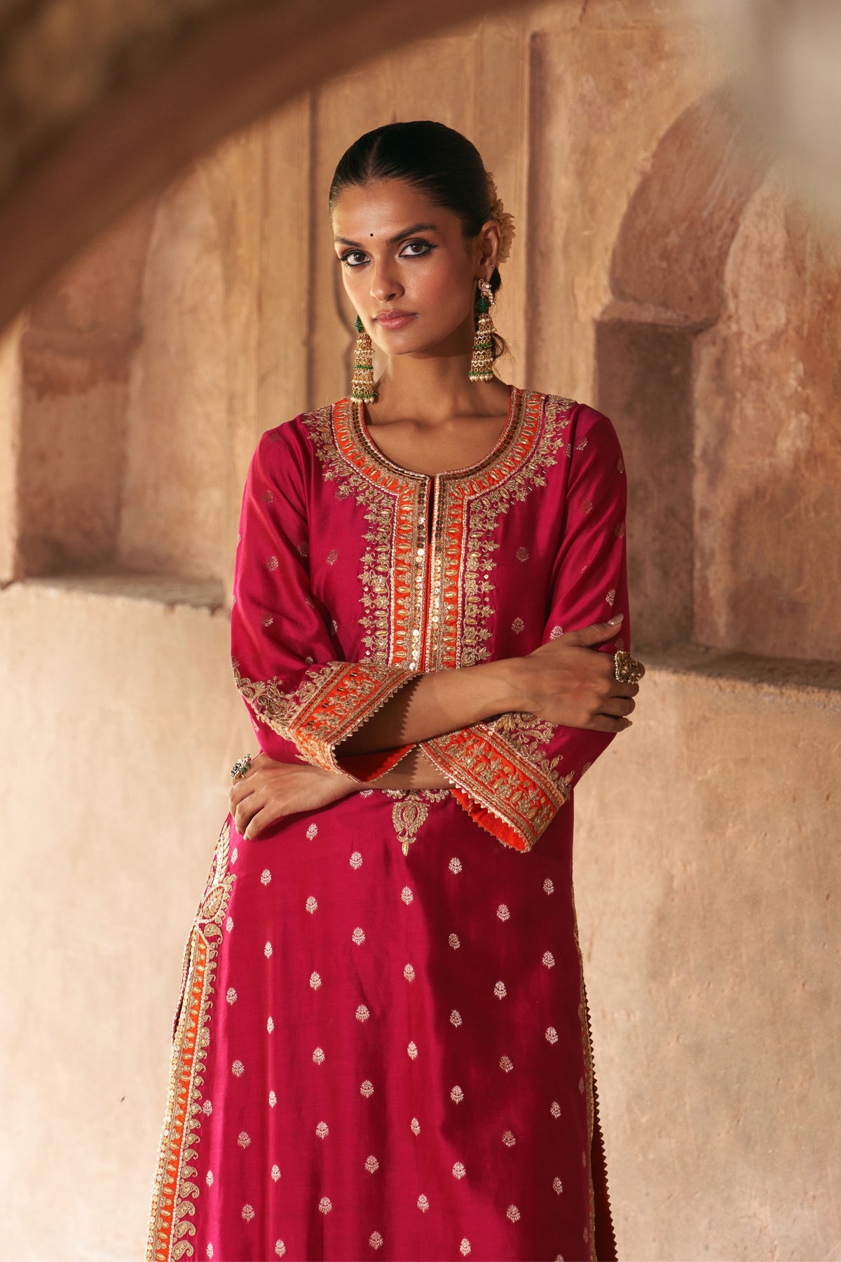 Sumaira Pink Kurta Set