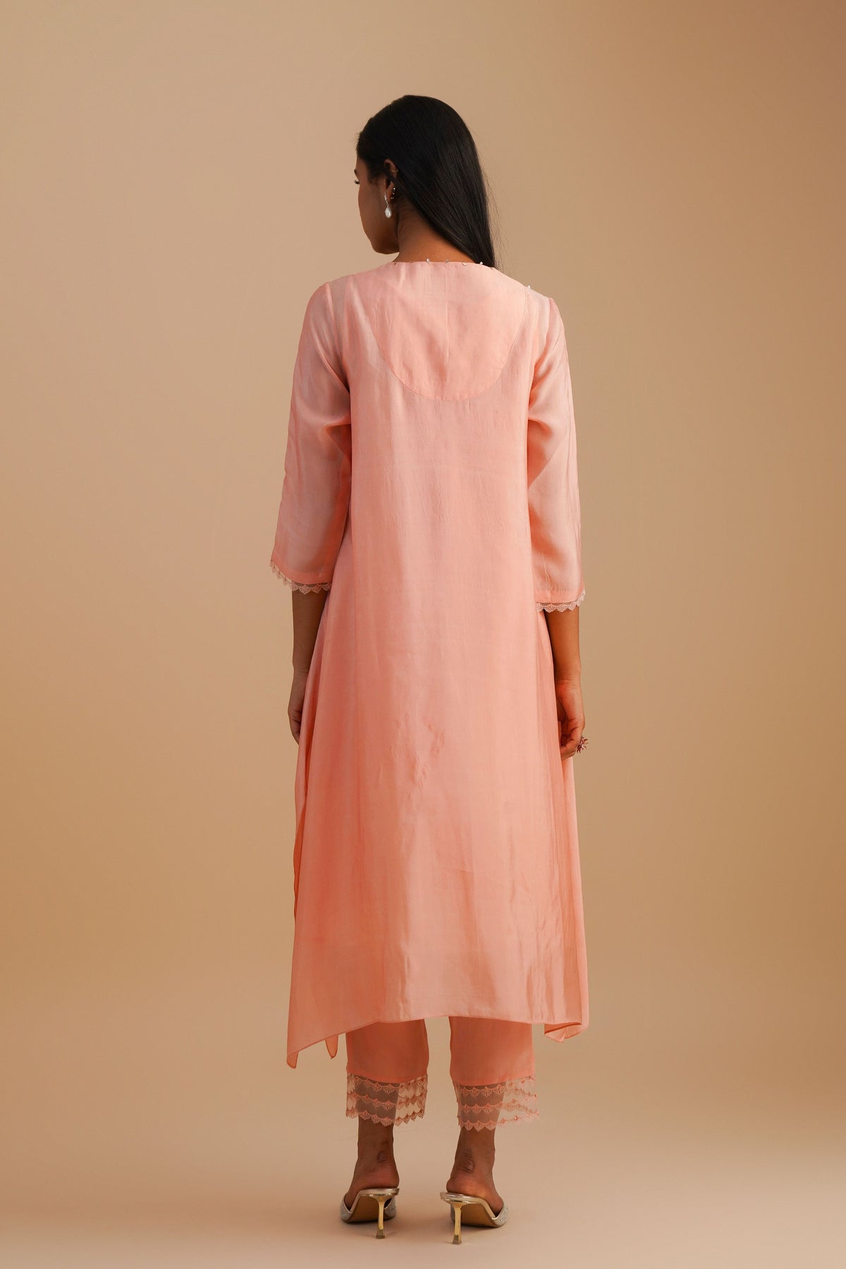 Blush Applique Kurta Set