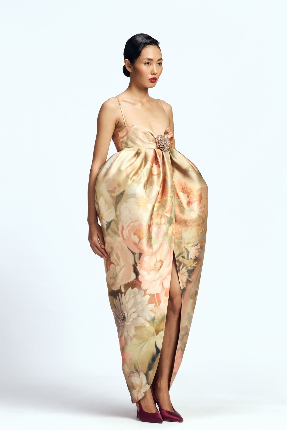 Draped Empire Cut Dress