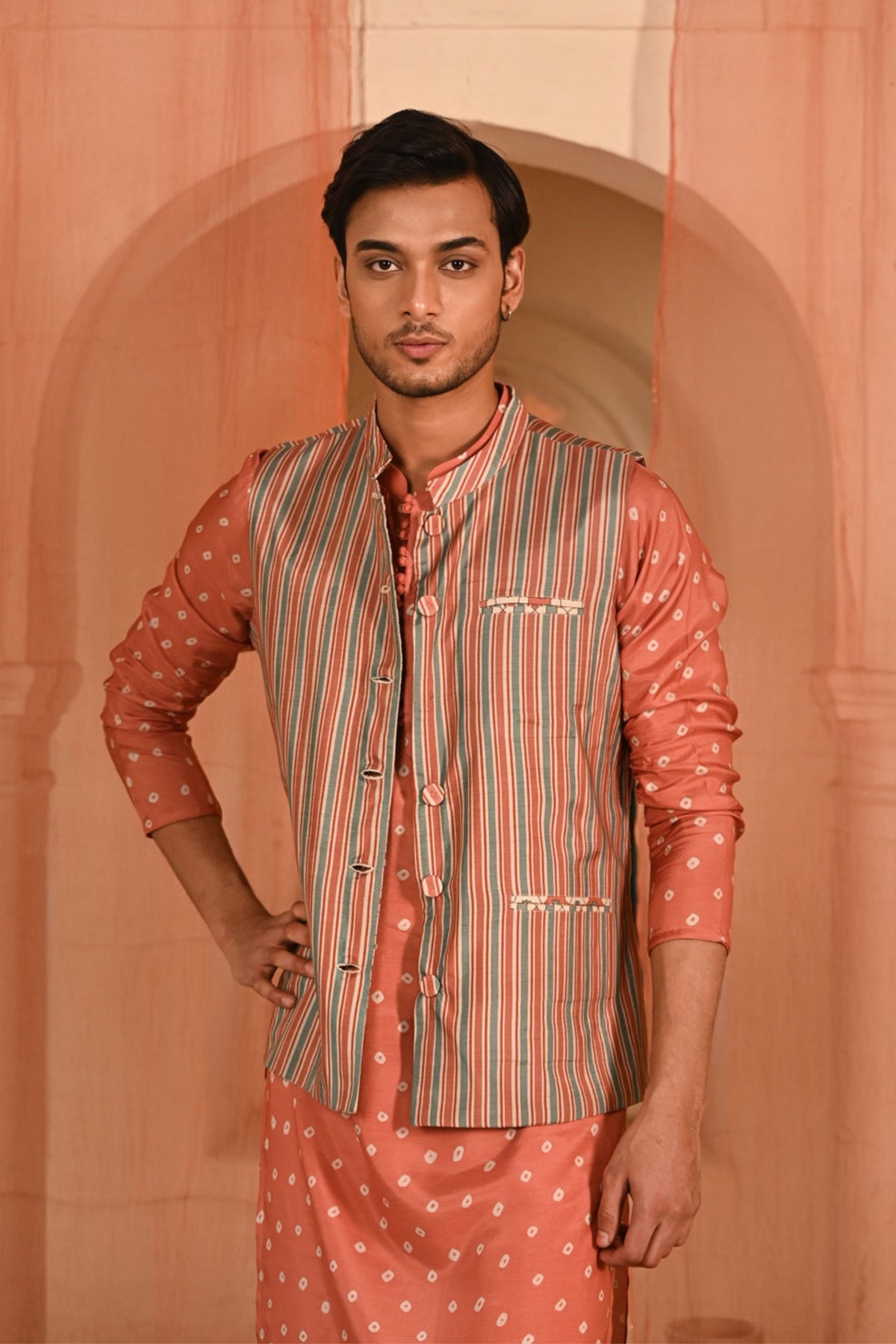 Amber Nehru Jacket Set