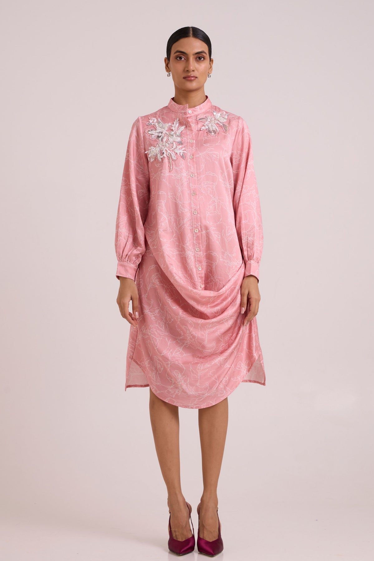 Leya Rose Water Short Dress