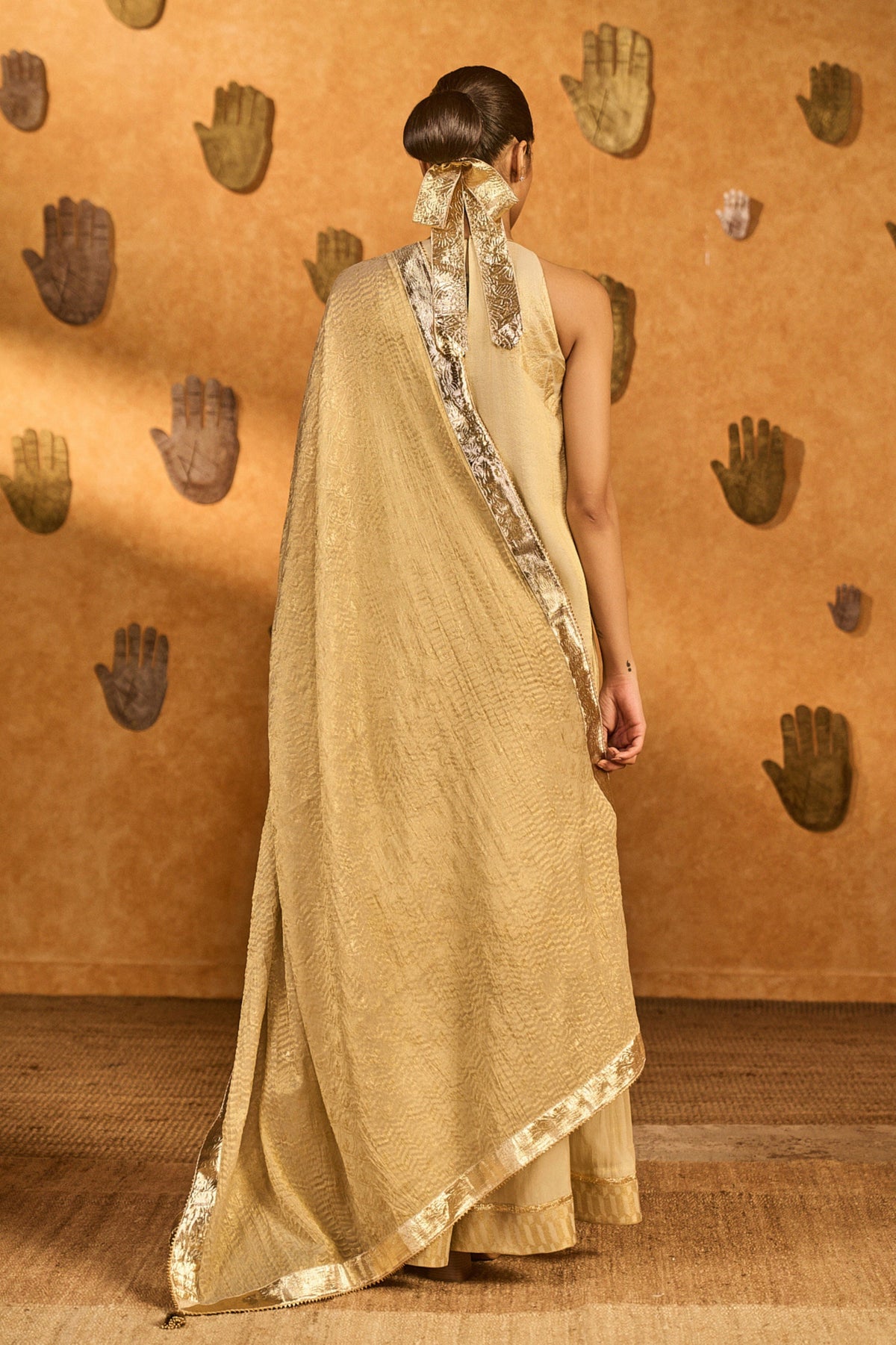 Ivory Breeze Sharara Set