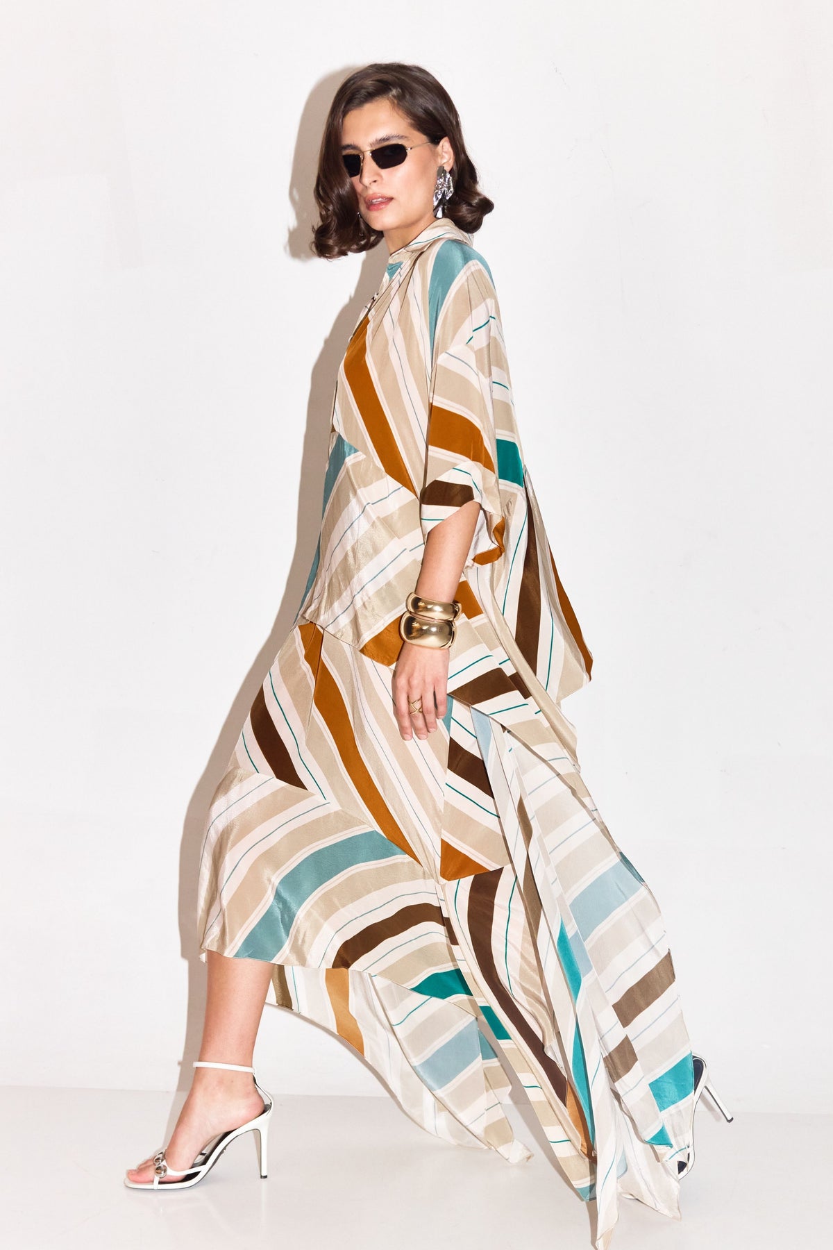 Eloise Printed Panelled Dress