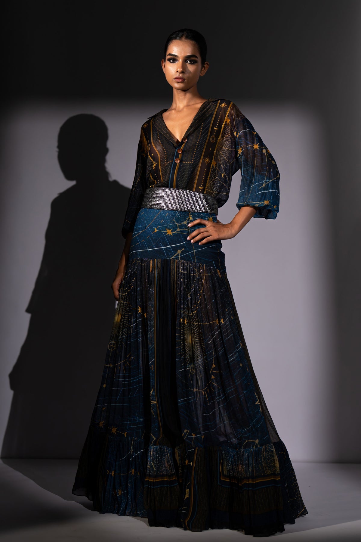 Blue Galaxy Blouse