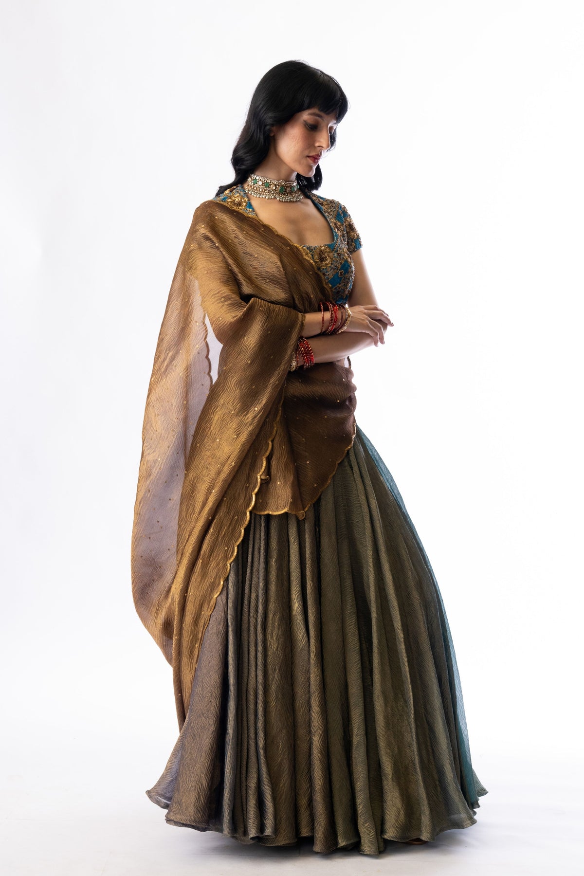 Shafin Lehenga Set
