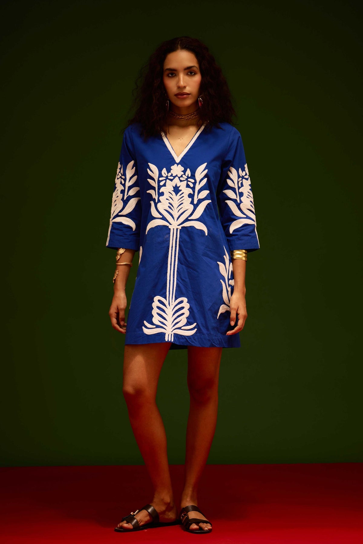 Blue Shift Dress