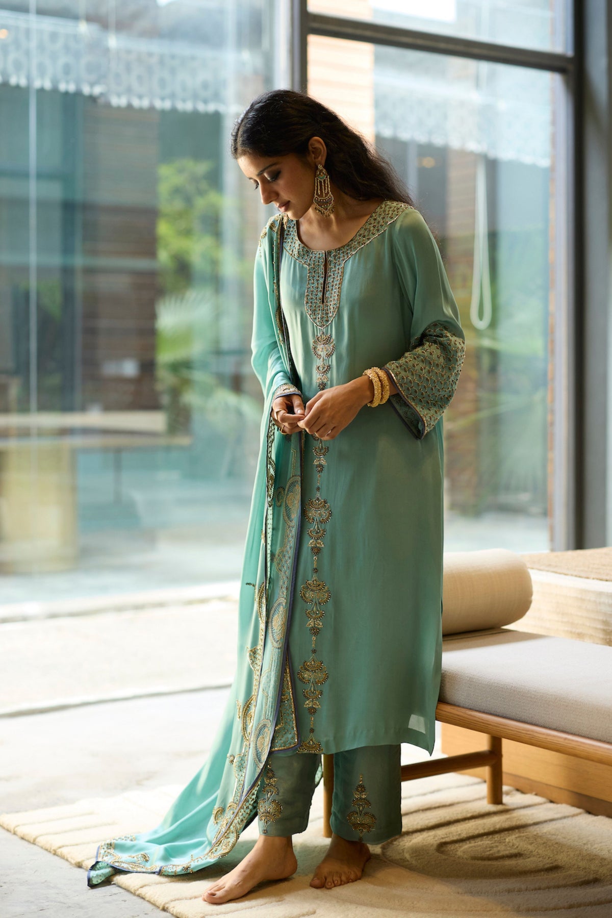 Blue Prana Kurta Set