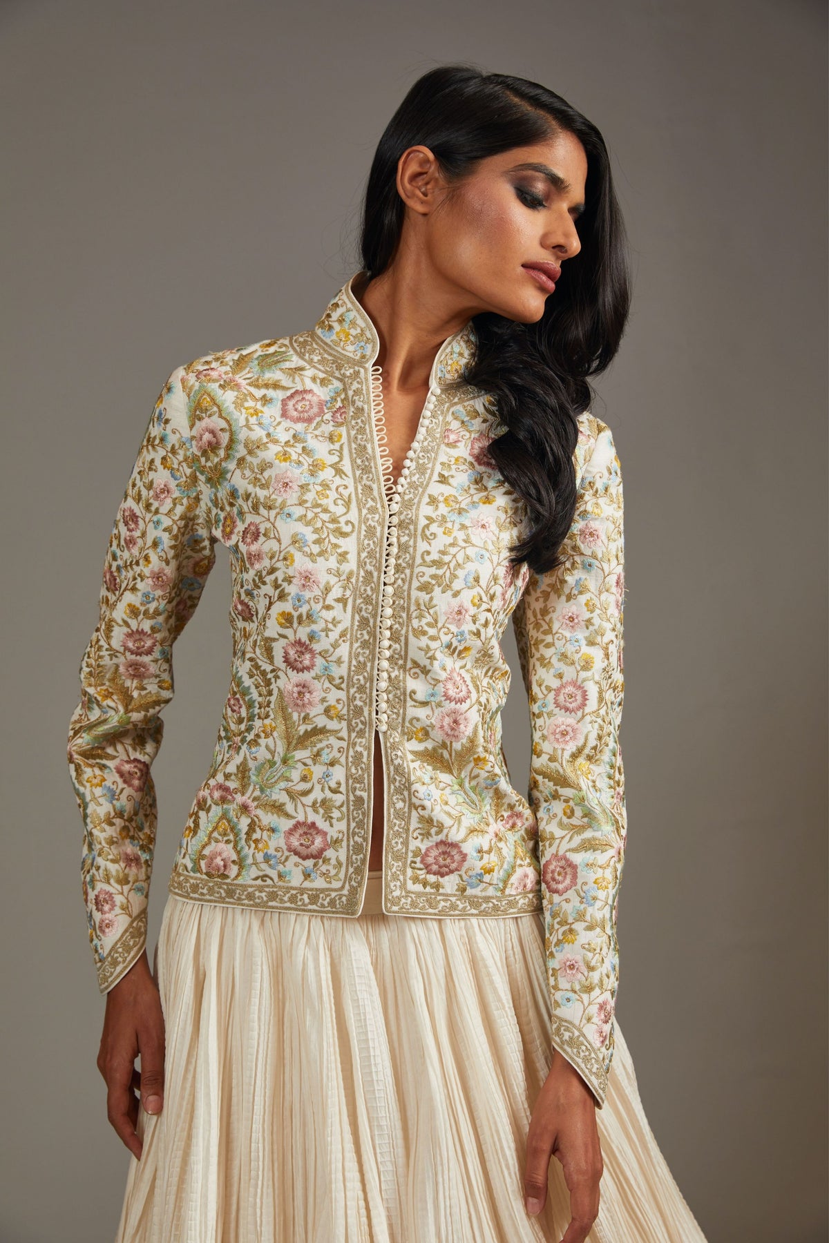Ivory Embroidered Jacket