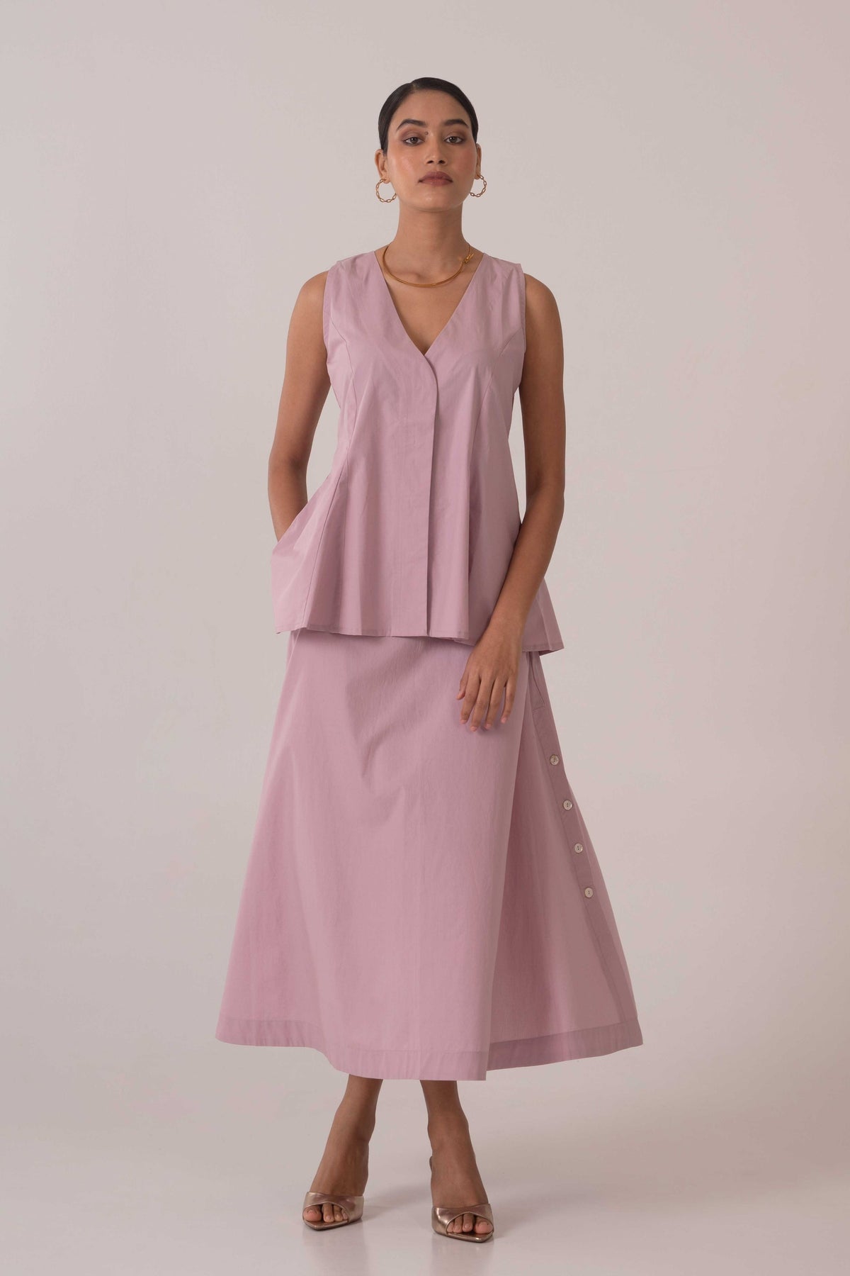 Code Mauve Pink Skirt