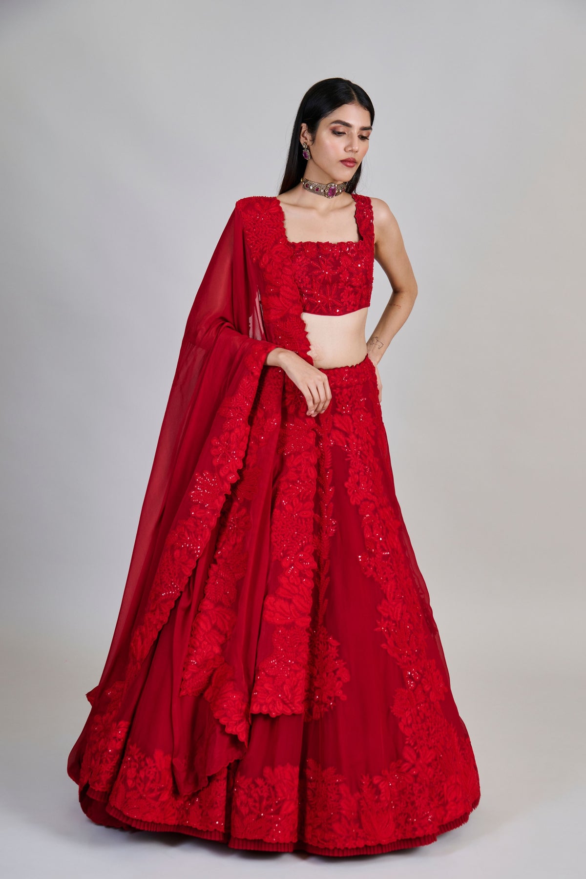 Roselle Lehenga Set