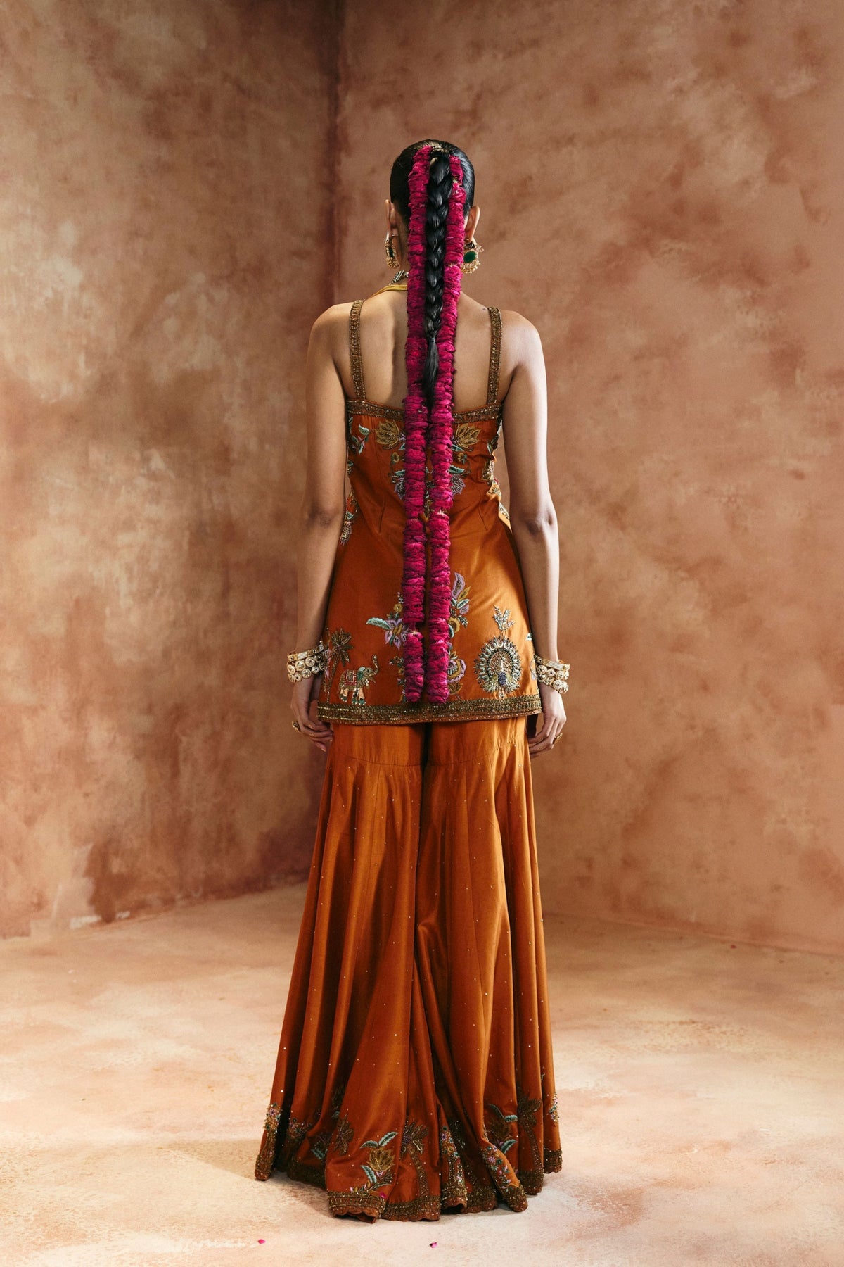 Multicoloured Sindh Zardozi Sharara Set