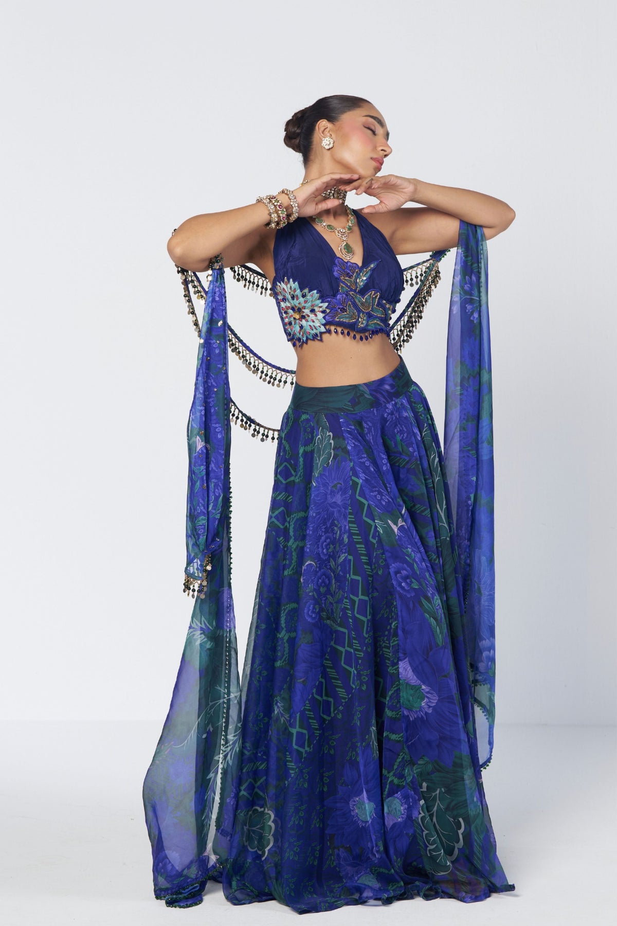 Rimjhim Woo Lehenga Set
