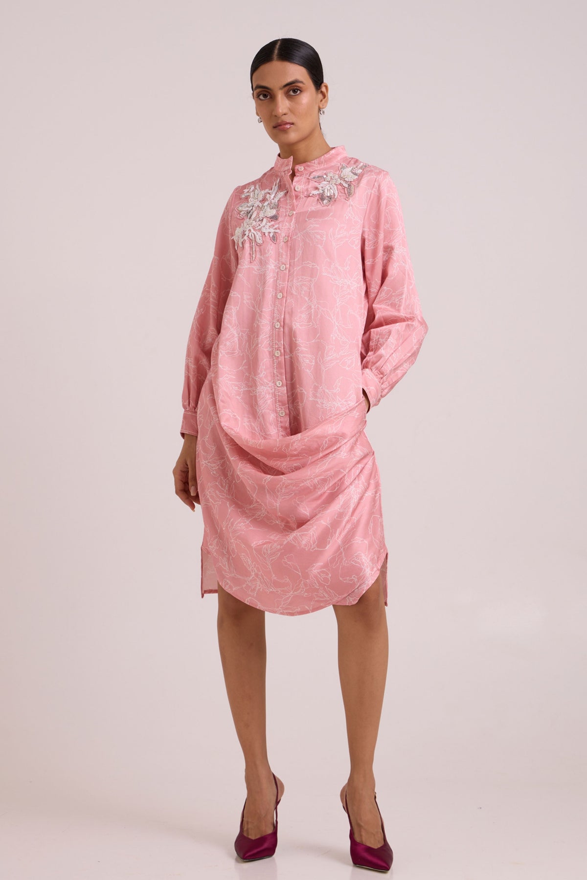 Leya Rose Water Short Dress