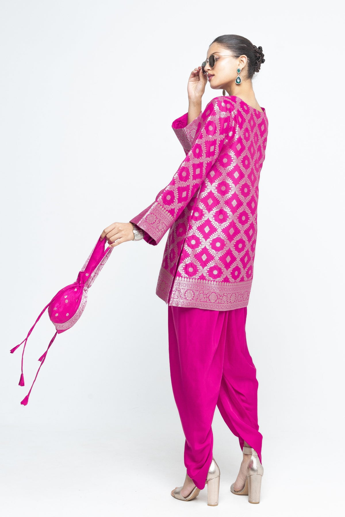 Heer Pink Tunic Set