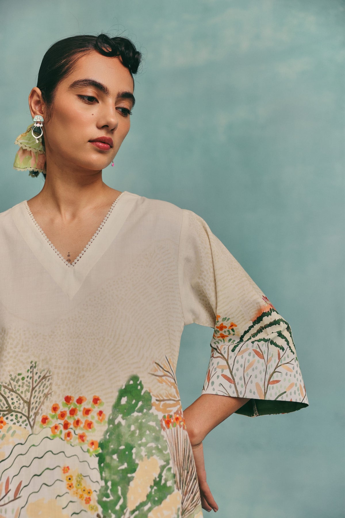 Meadow Ecru Kurta Set