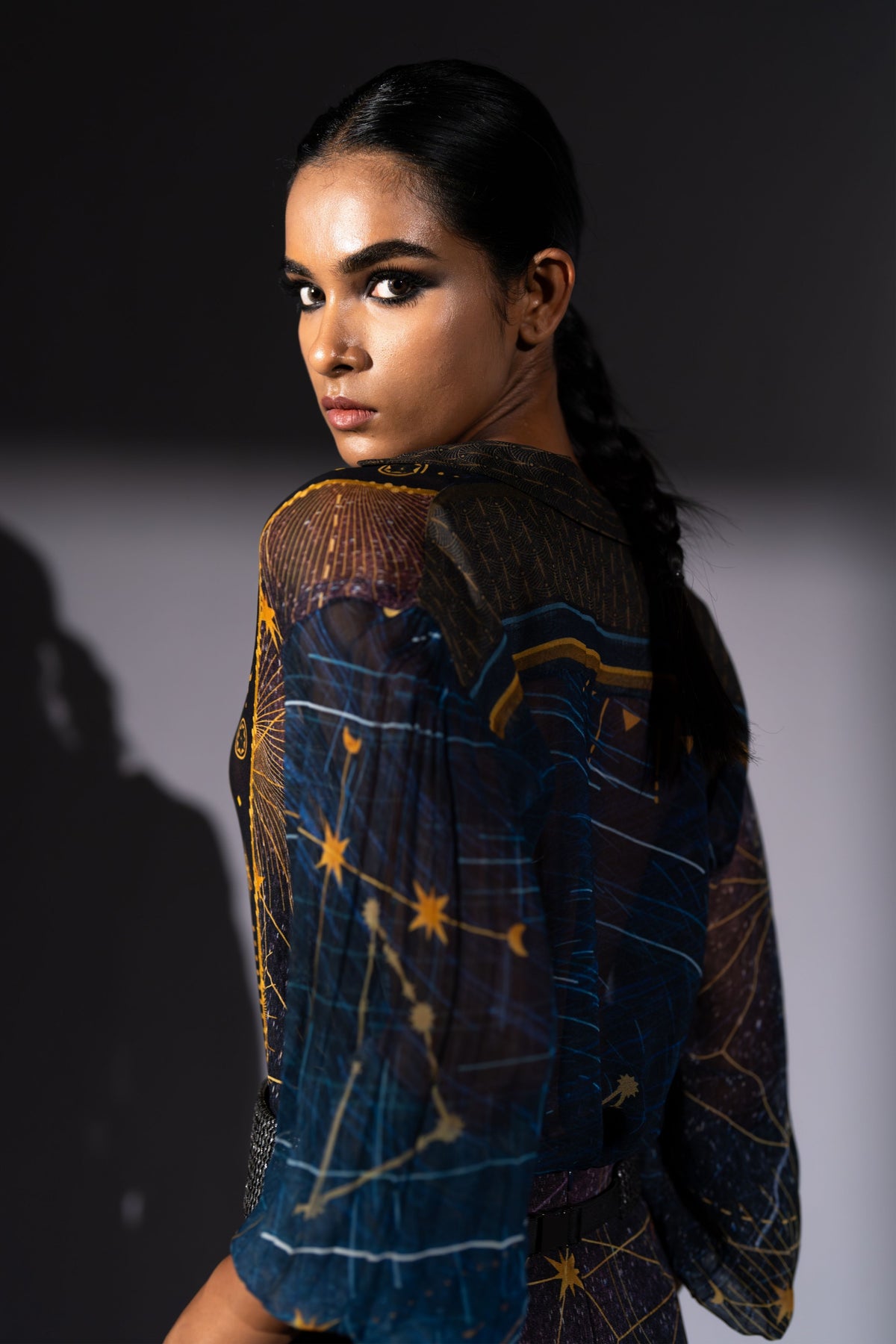 Blue Galaxy Blouse